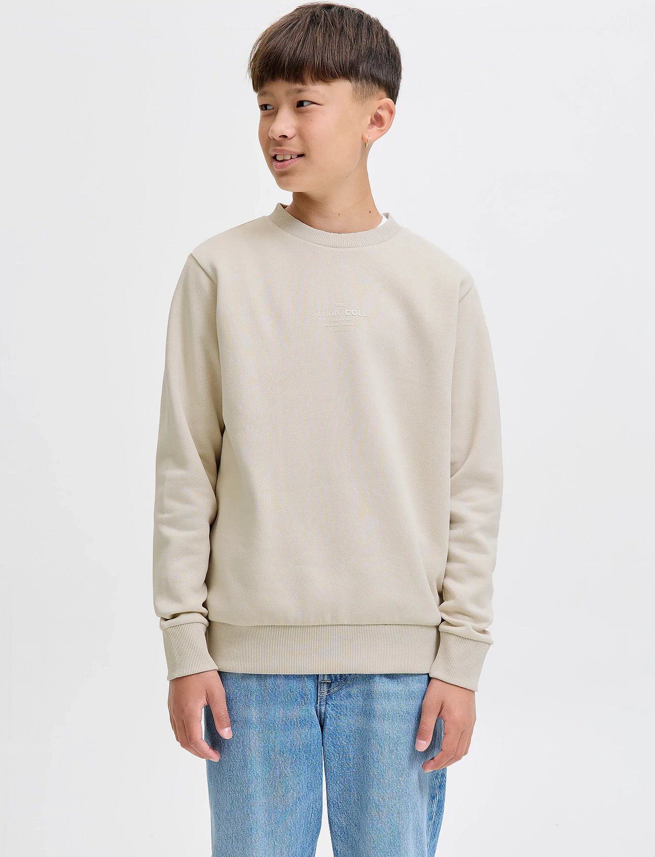 JJJIN SWEAT CREW NECK JNR - MOONBEAM