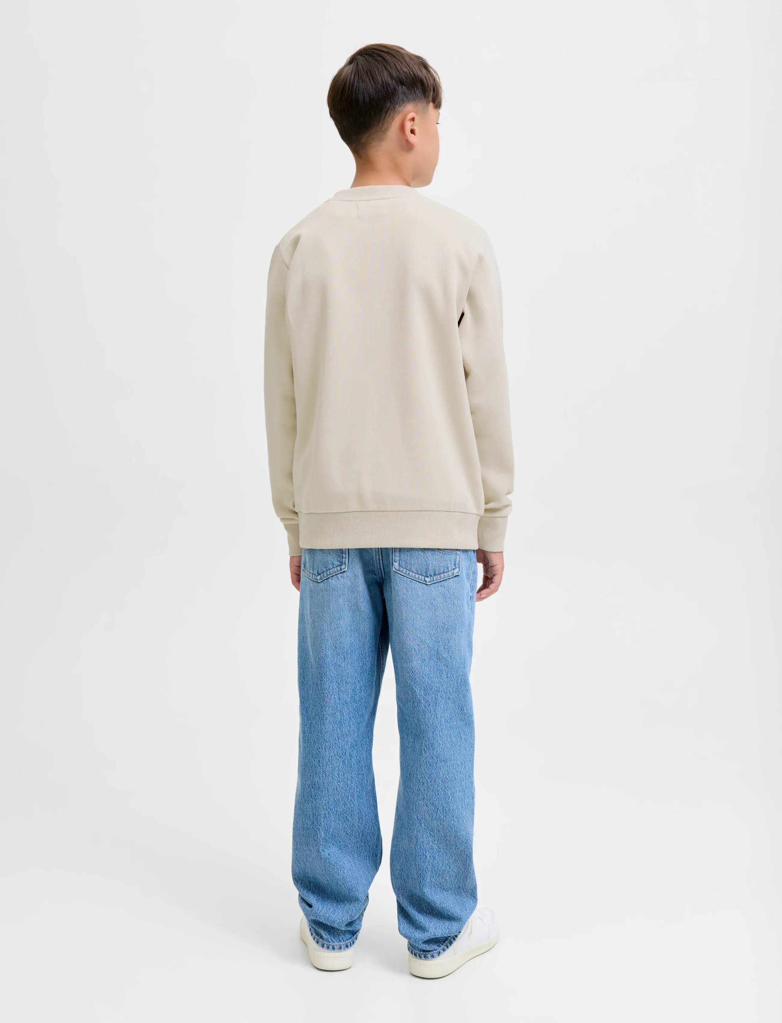 Jack & Jones - JJJIN SWEAT CREW NECK JNR - sweatshirts - moonbeam - 2