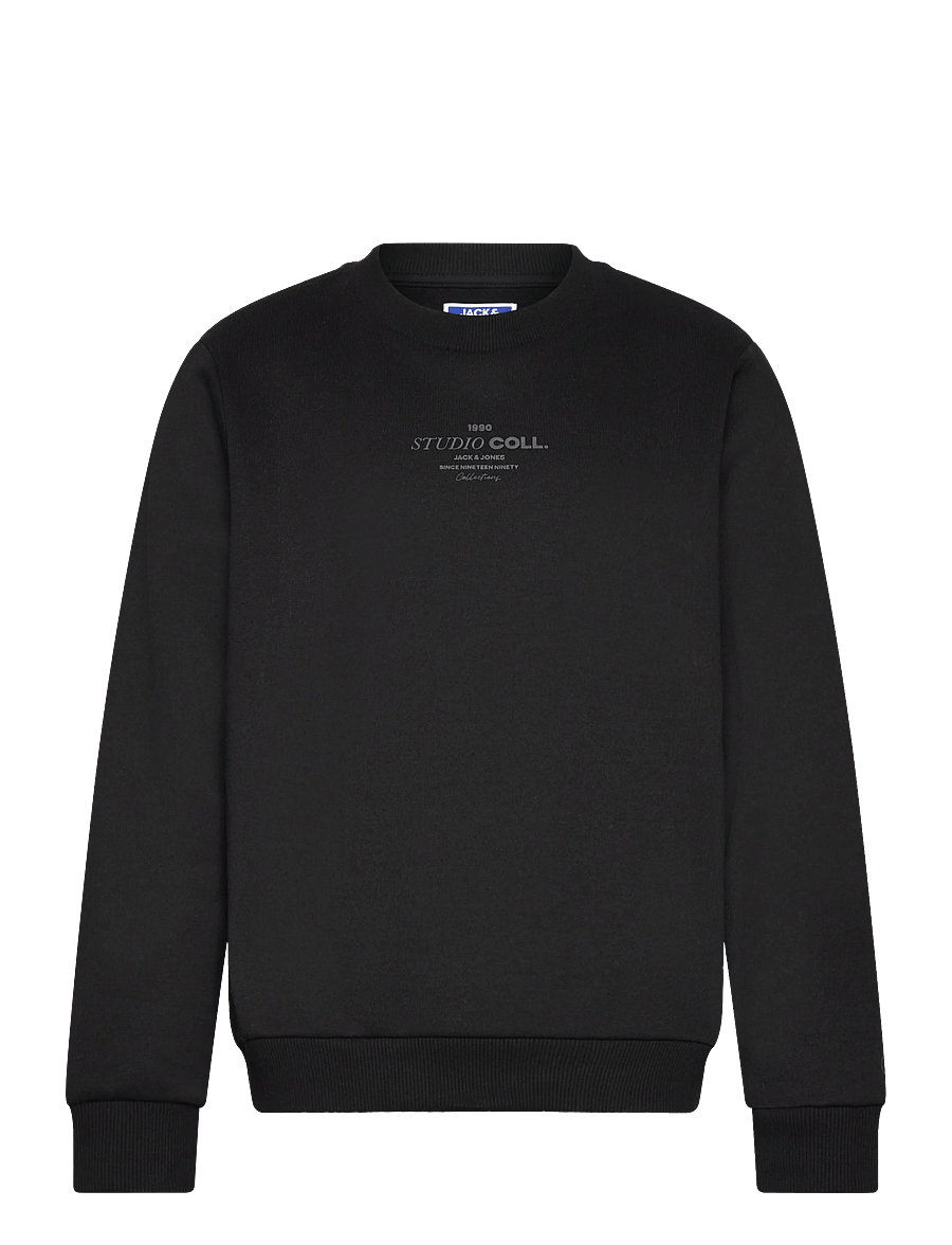 Jack & Jones - JJJIN SWEAT CREW NECK MNI - sweatshirts - black - 0