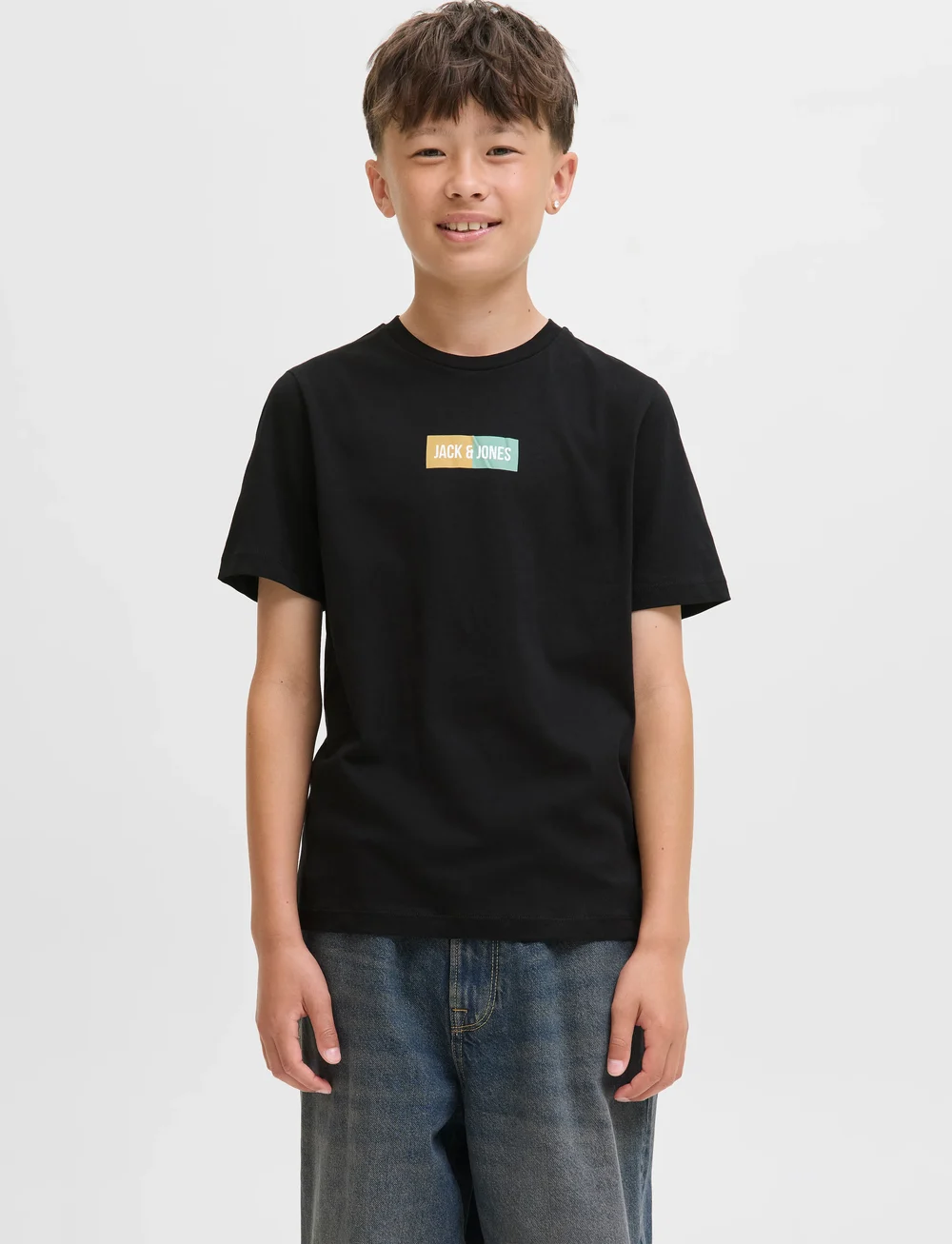 Jack & Jones - JJPAN TEE SS CREW NECK JNR - kurzärmelige - black - 0
