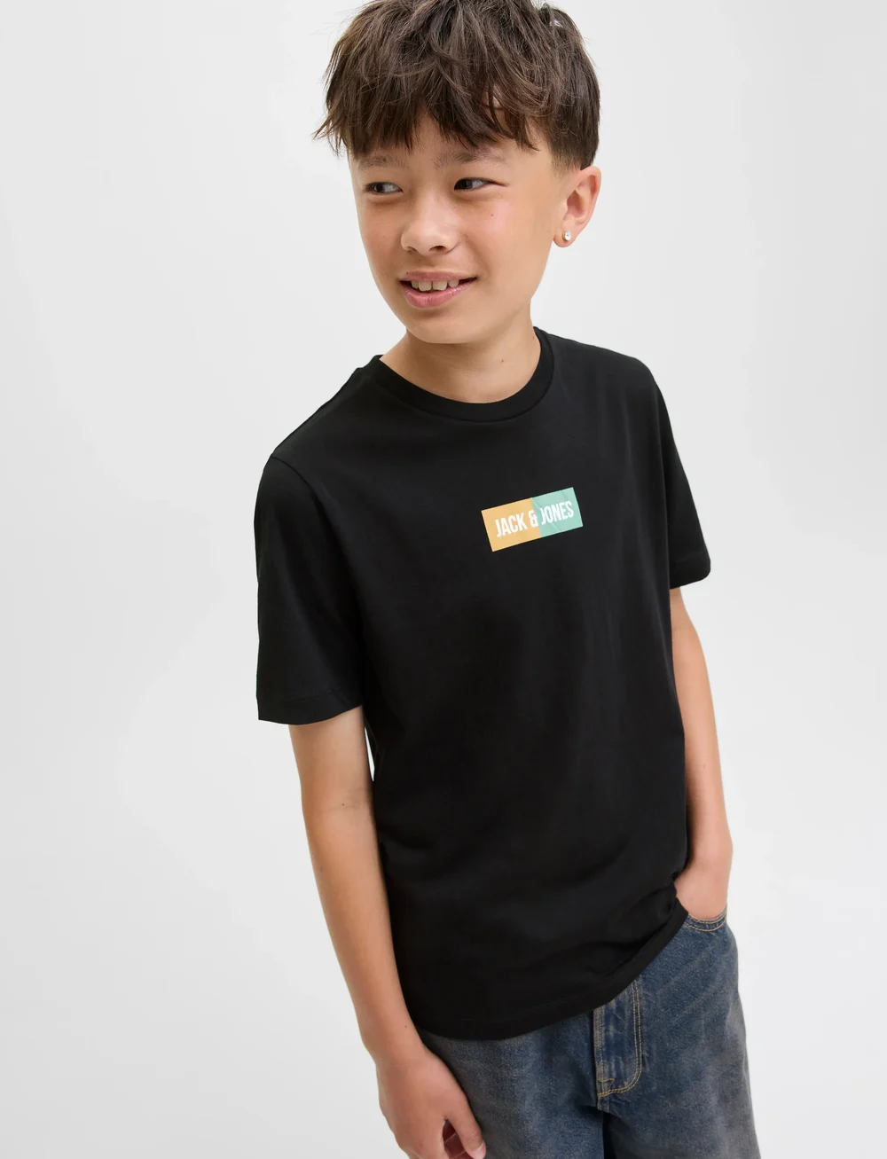 Jack & Jones - JJPAN TEE SS CREW NECK JNR - kurzärmelige - black - 3