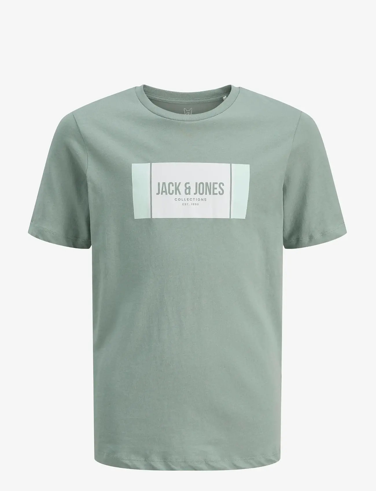 Jack & Jones - JJHAYATO TEE SS CREW NECK JNR - kortærmede t-shirts - iceberg green - 1