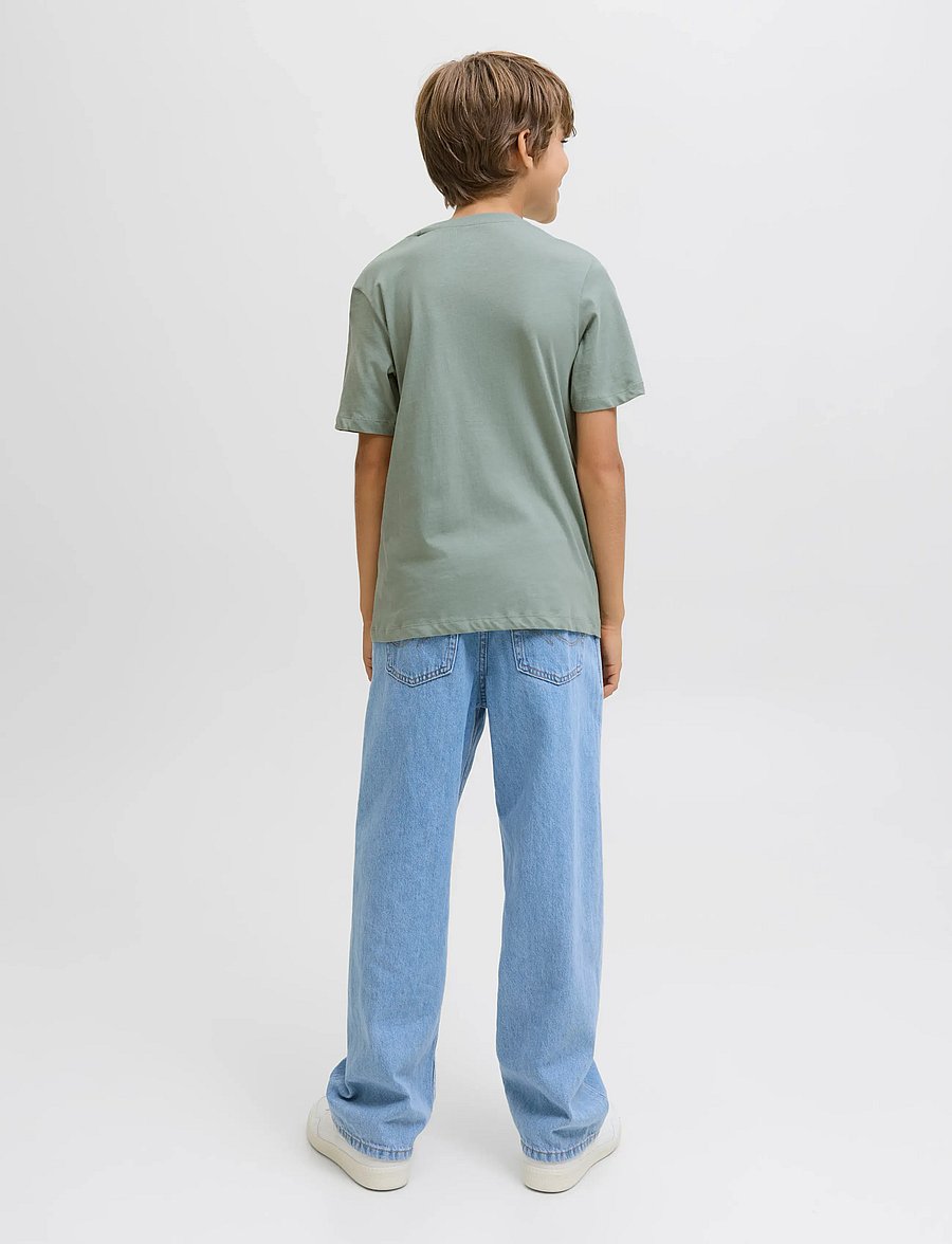 Jack & Jones - JJHAYATO TEE SS CREW NECK JNR - iceberg green - 2