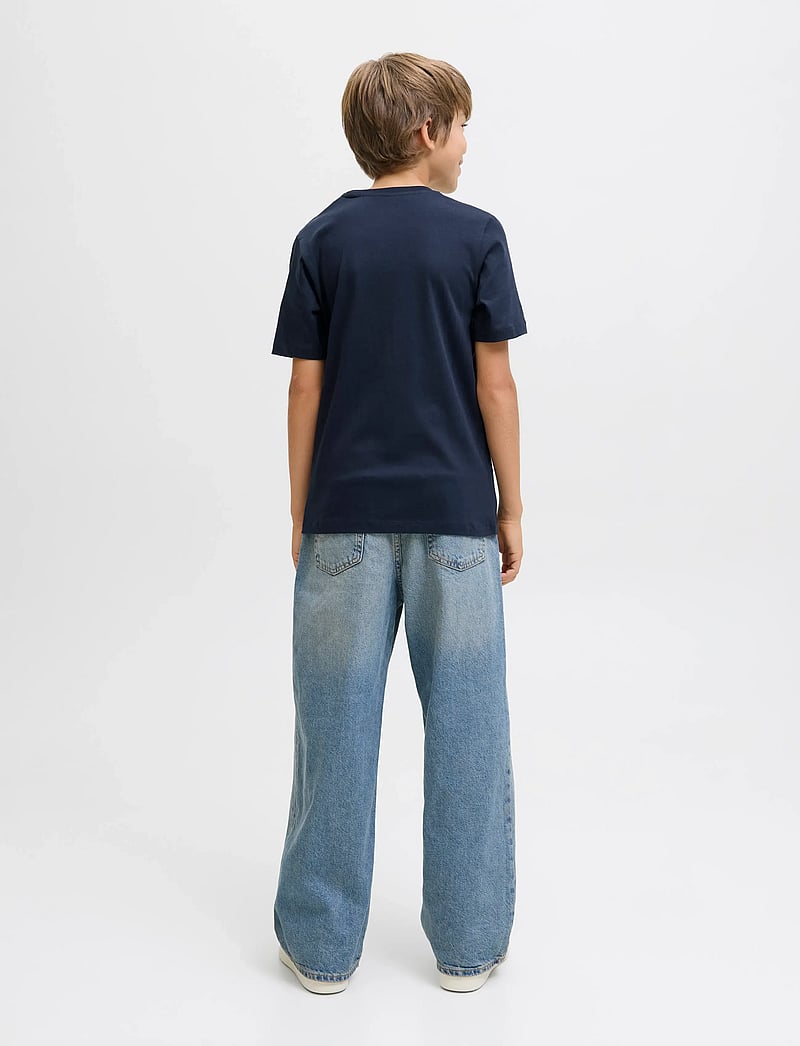 Jack & Jones - JJHAYATO TEE SS CREW NECK JNR - sky captain - 2