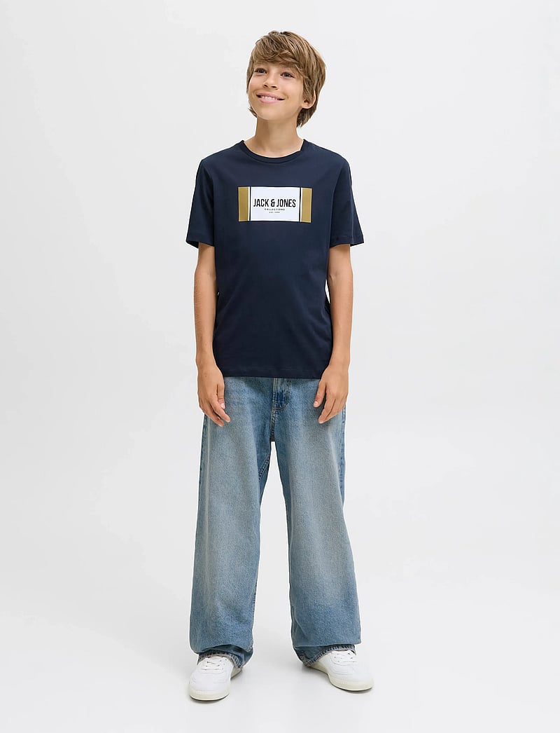 Jack & Jones - JJHAYATO TEE SS CREW NECK JNR - sky captain - 3