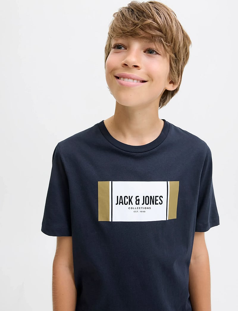 Jack & Jones - JJHAYATO TEE SS CREW NECK JNR - sky captain - 5