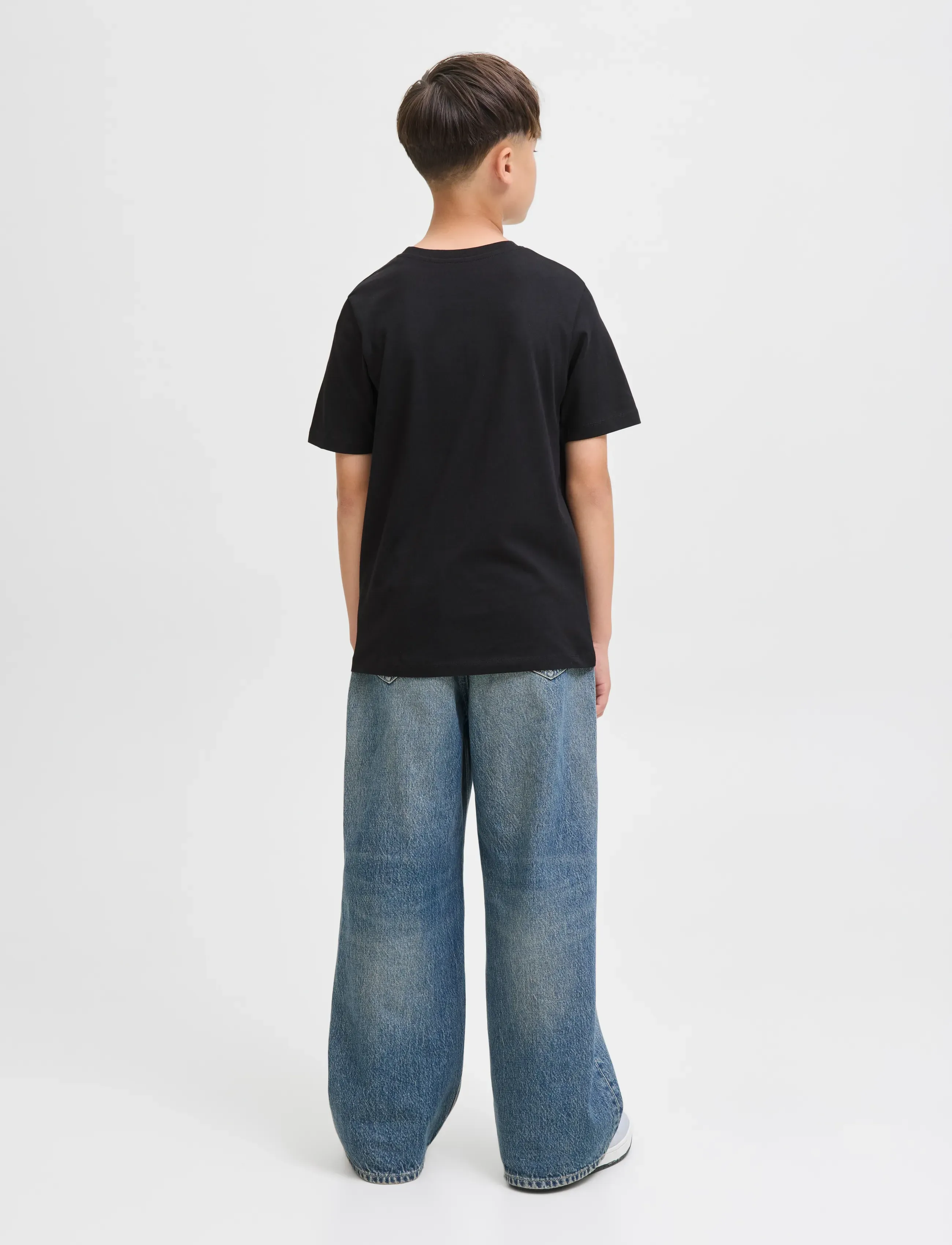 Jack & Jones - JJGEPLAS TEE SS CREW NECK JNR - marškinėliai trumpomis rankovėmis - black - 2