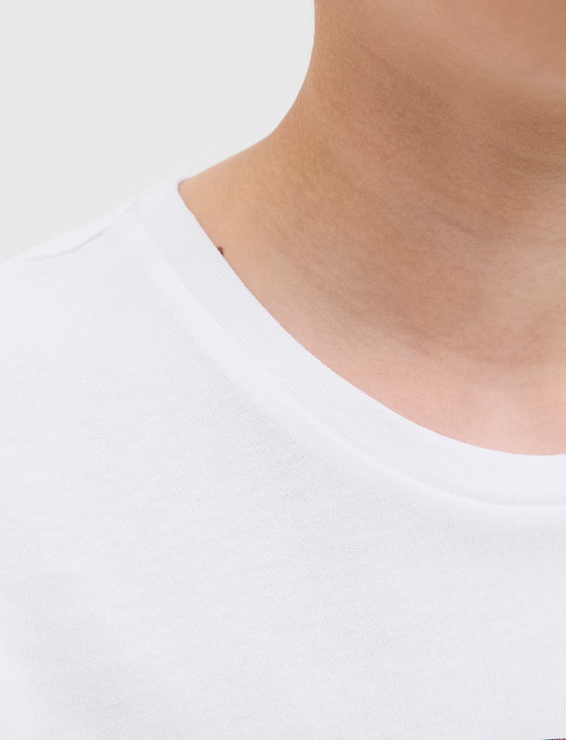 Jack & Jones - JJGEPLAS TEE SS CREW NECK JNR - kurzärmelige - white - 3