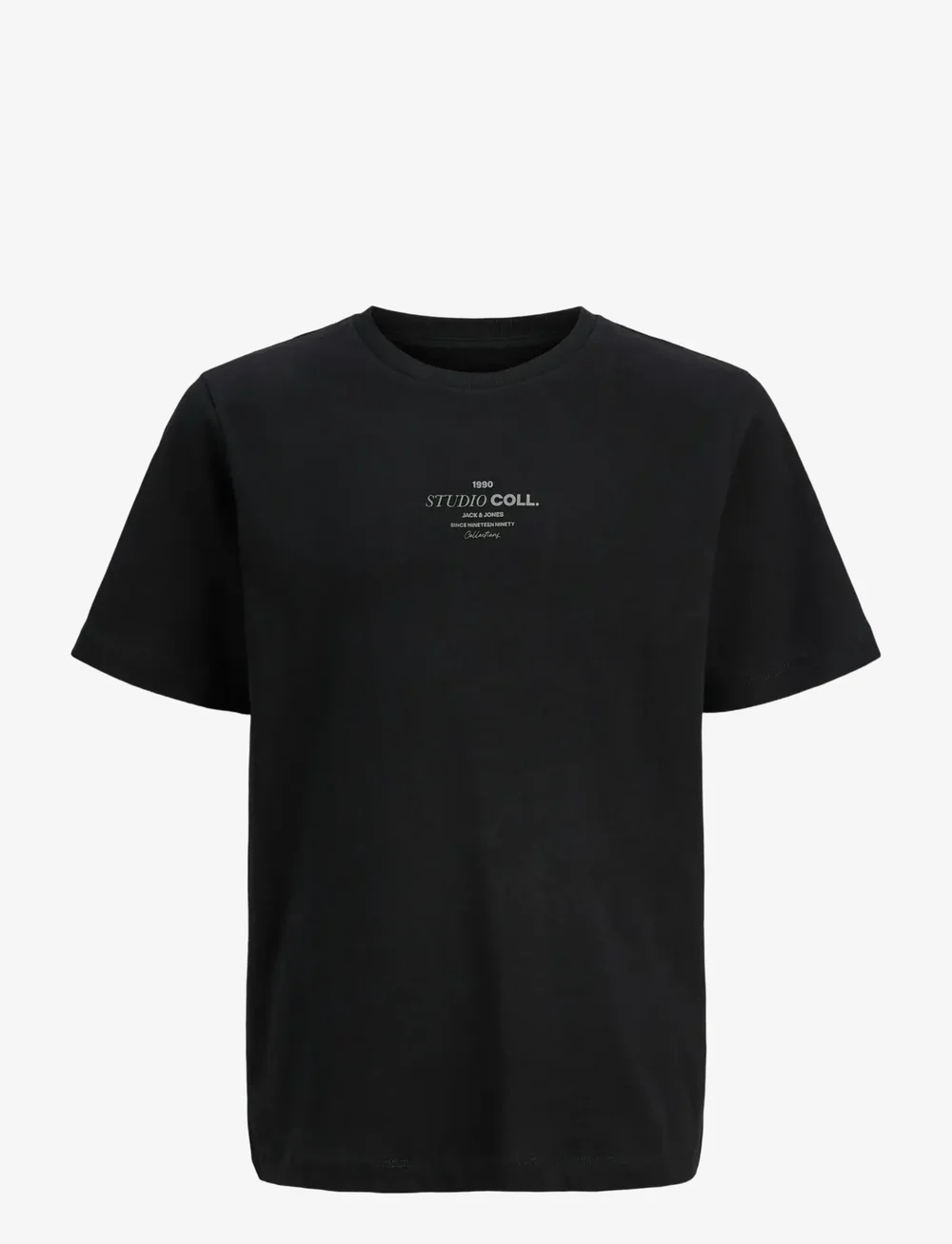 Jack & Jones - JJJIN TEE SS CREW NECK JNR - kortärmade t-shirts - black - 1