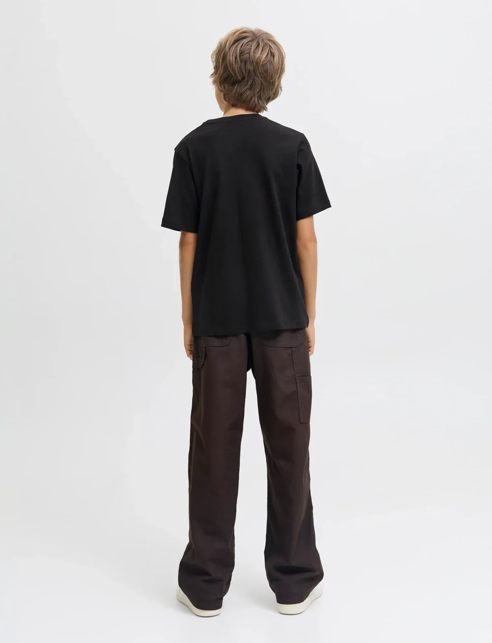 Jack & Jones - JJJIN TEE SS CREW NECK JNR - kortärmade t-shirts - black - 2