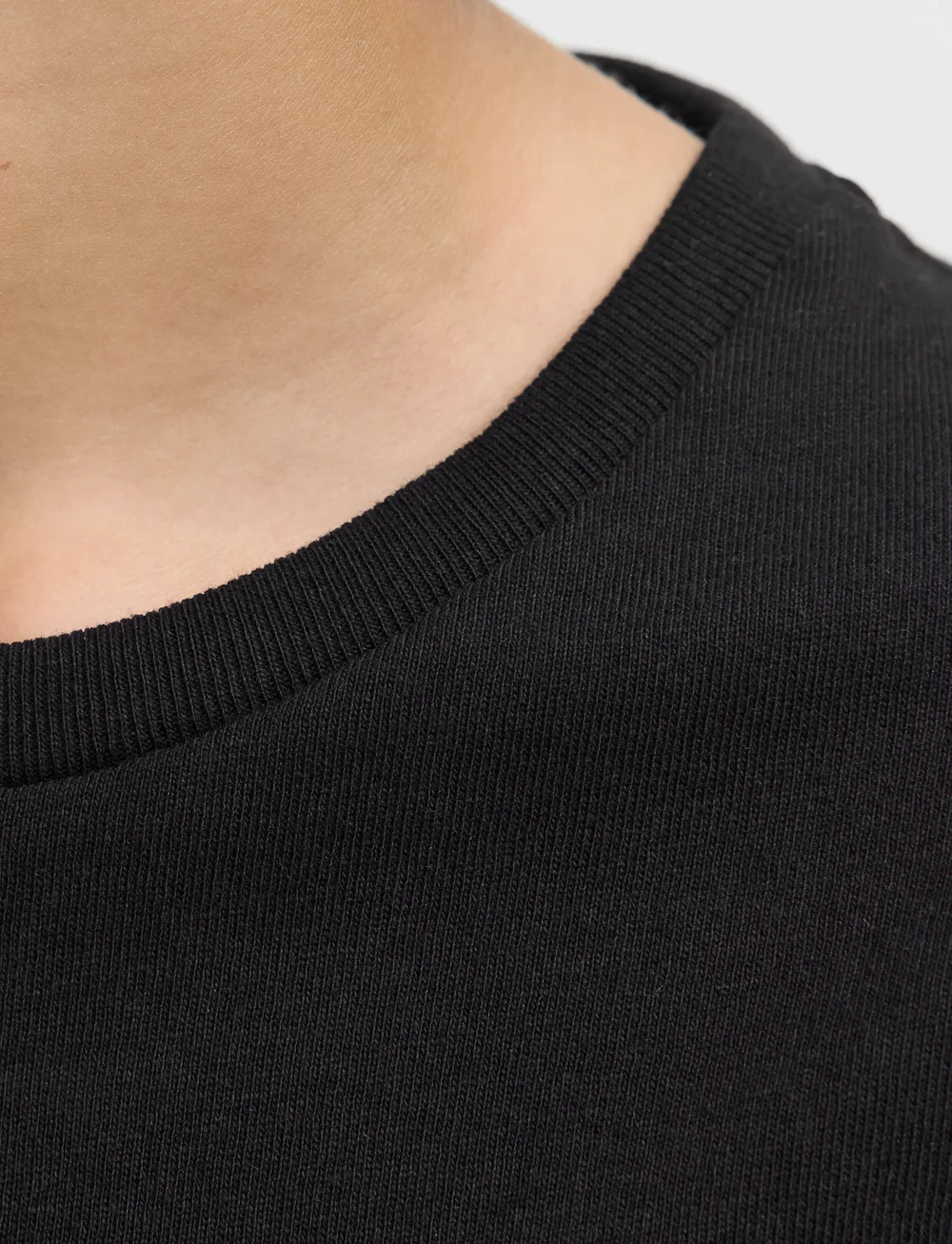 Jack & Jones - JJJIN TEE SS CREW NECK JNR - kortärmade t-shirts - black - 3