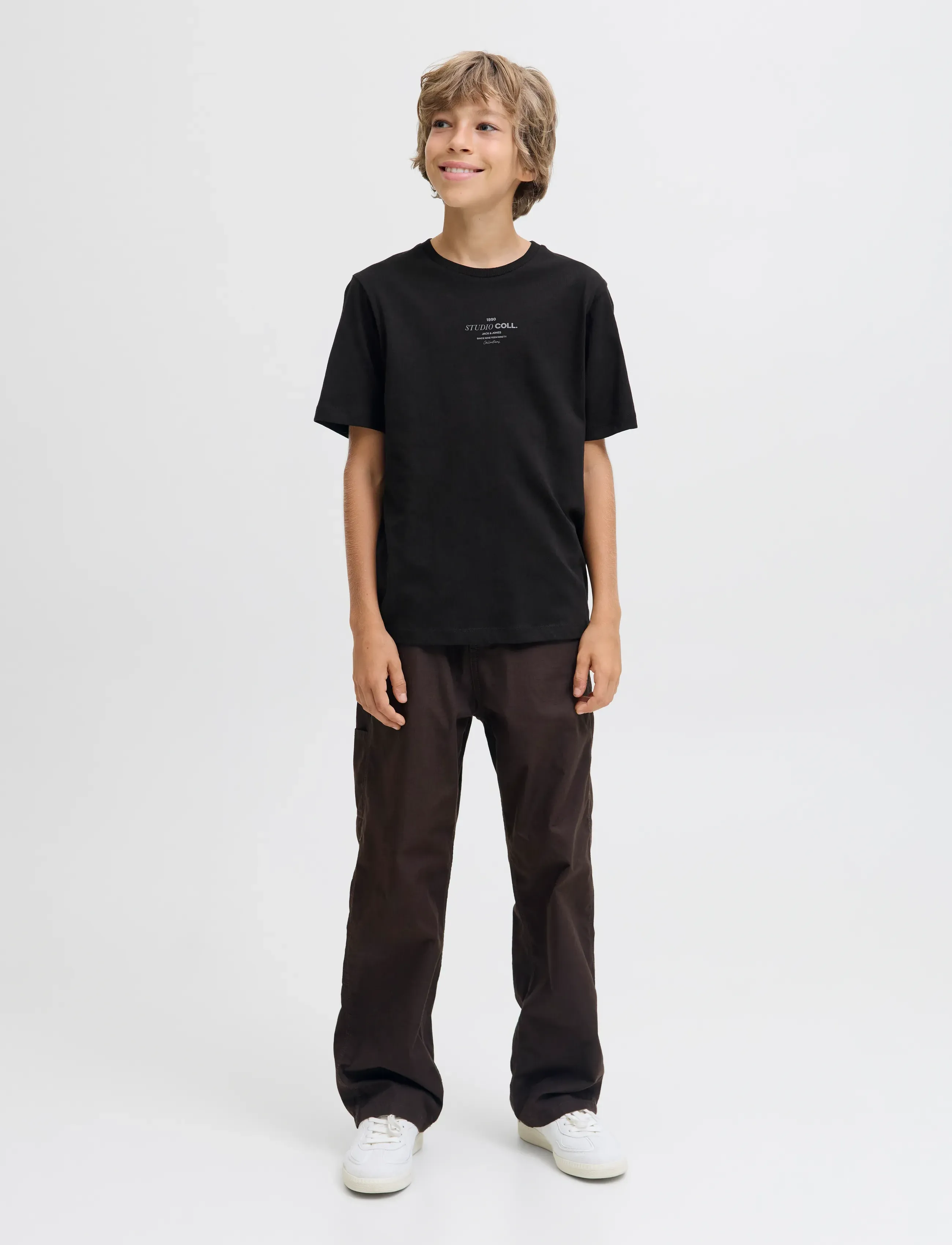 Jack & Jones - JJJIN TEE SS CREW NECK JNR - korte mouwen - black - 5