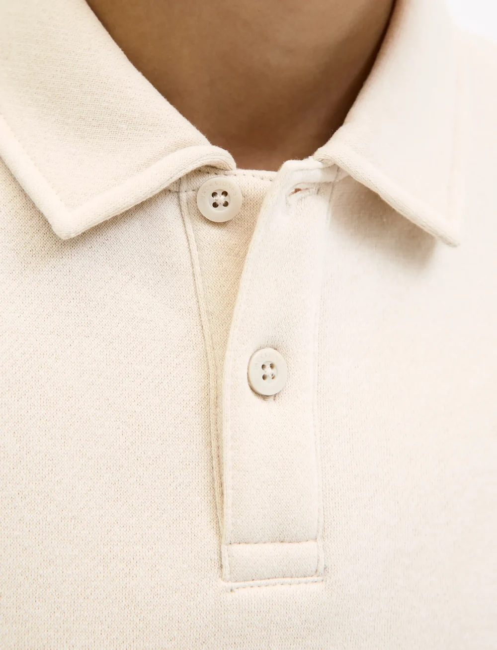 Jack & Jones - JJEBRADLEY SWEAT POLO AW25 JNR - langärmelig poloshirt - moonbeam - 4