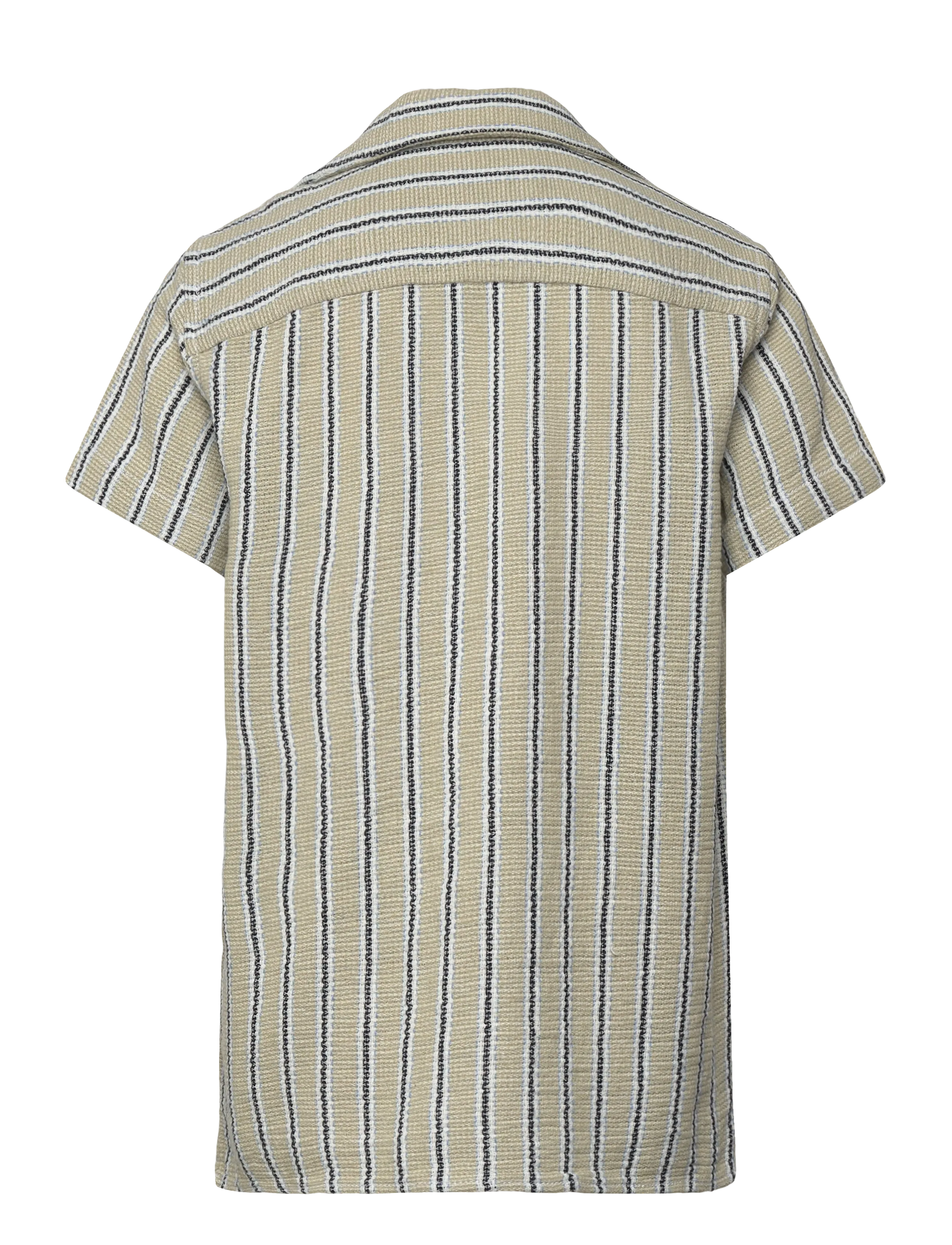 Jack & Jones - JJECOBA STRIPE RESORT SHIRT SS SN JNR - kortærmede skjorter - tea - 2