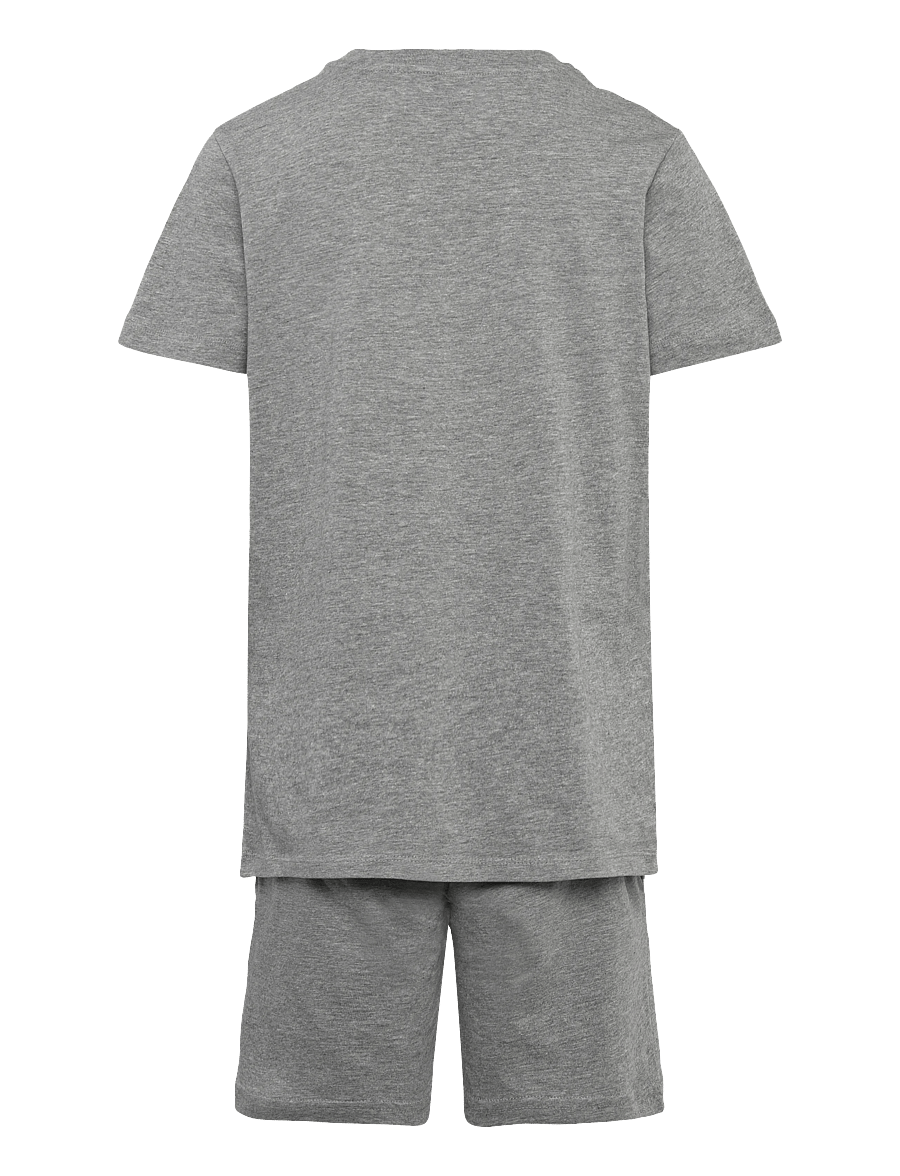 Jack & Jones - JACEVEREST SS TEE AND SHORTS SET W JNR - set med kortärmad t-shirt - light grey melange - 1