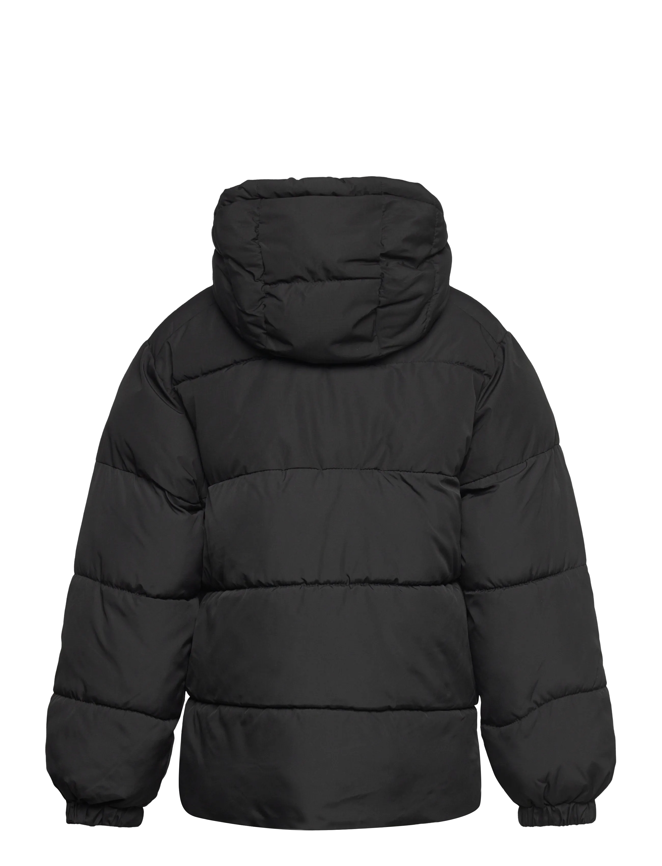 Jack & Jones - JJMAZE PUFFER HOOD JNR - vinterjakker - black - 1