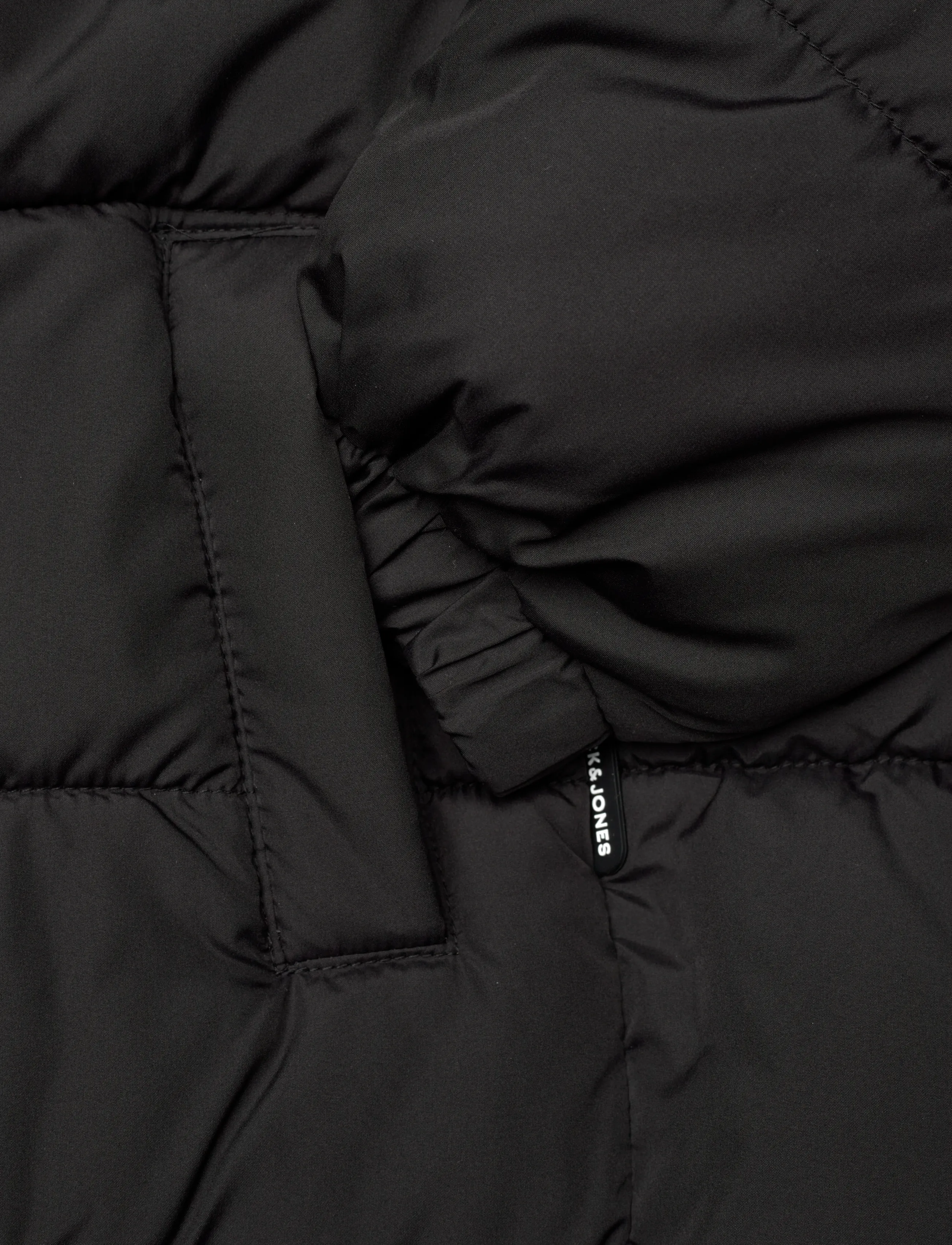 Jack & Jones - JJMAZE PUFFER HOOD JNR - vinterjakker - black - 3