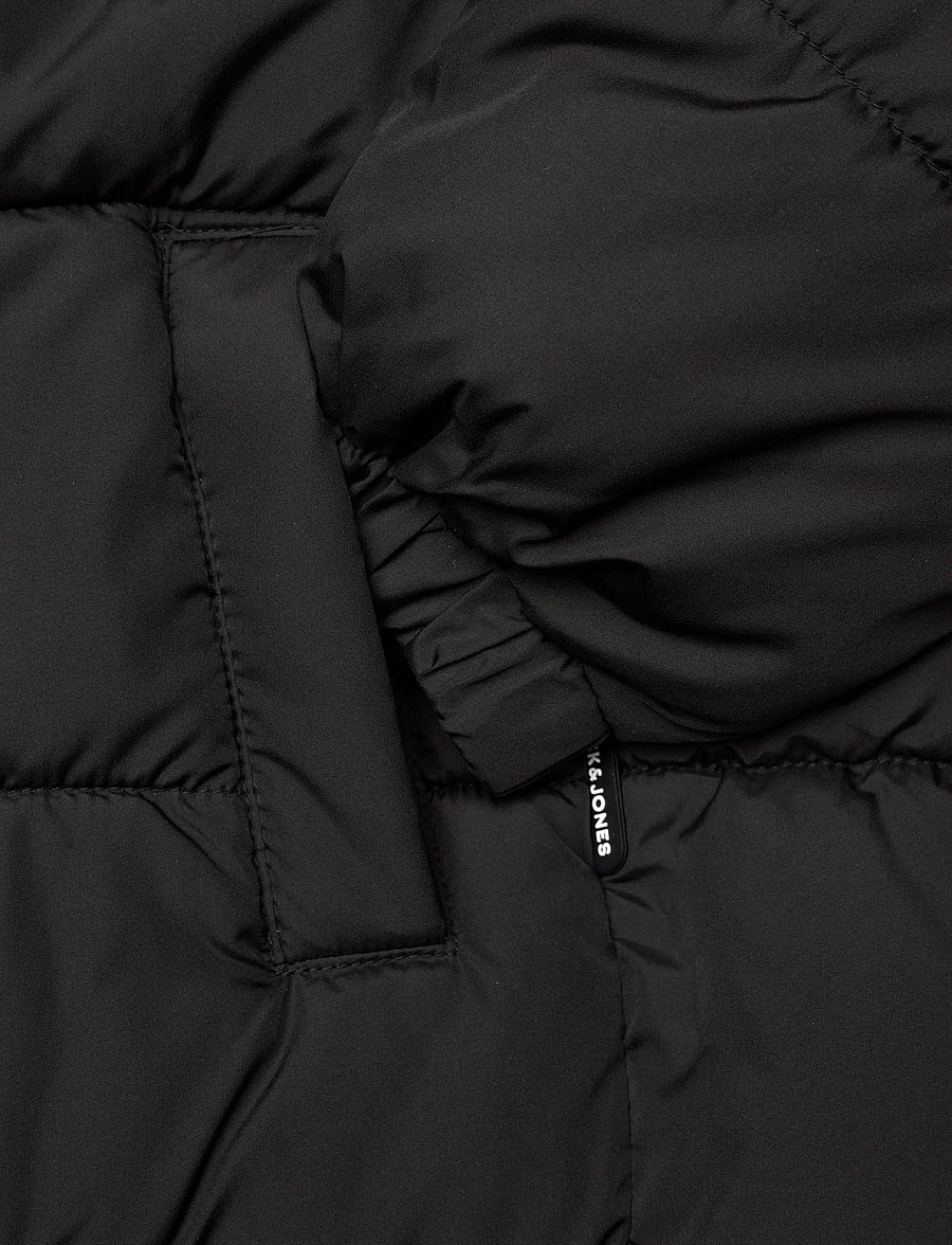 Jack & Jones - JJMAZE PUFFER HOOD JNR - vinterjakker - black - 3