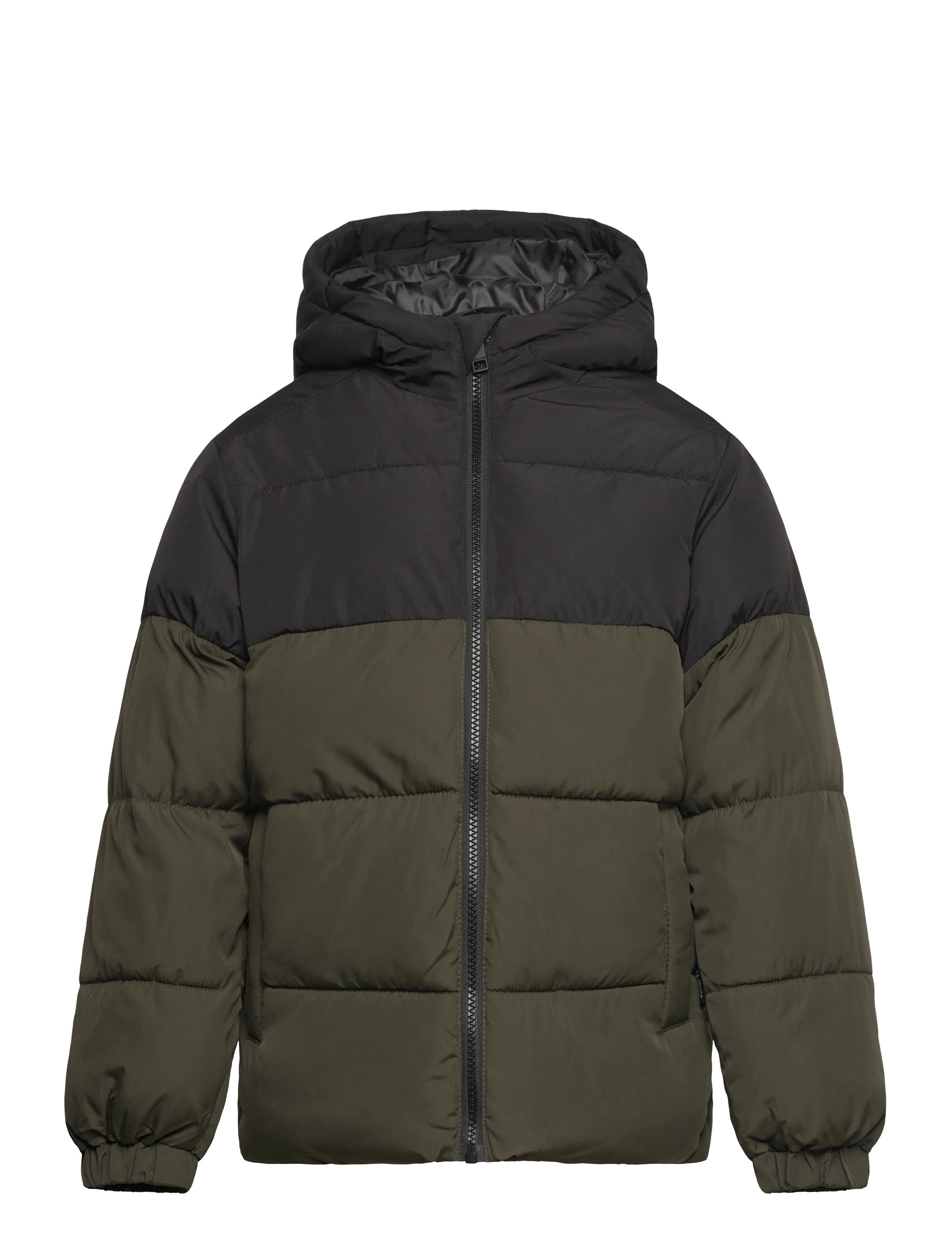 Jack & Jones JJMAZE PUFFER HOOD JNR - Oberbekleidung - ROSIN / black