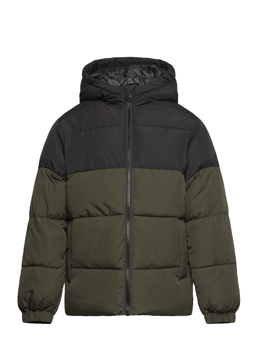 Jack & Jones - JJMAZE PUFFER HOOD JNR - Žieminė striukė - rosin - 0