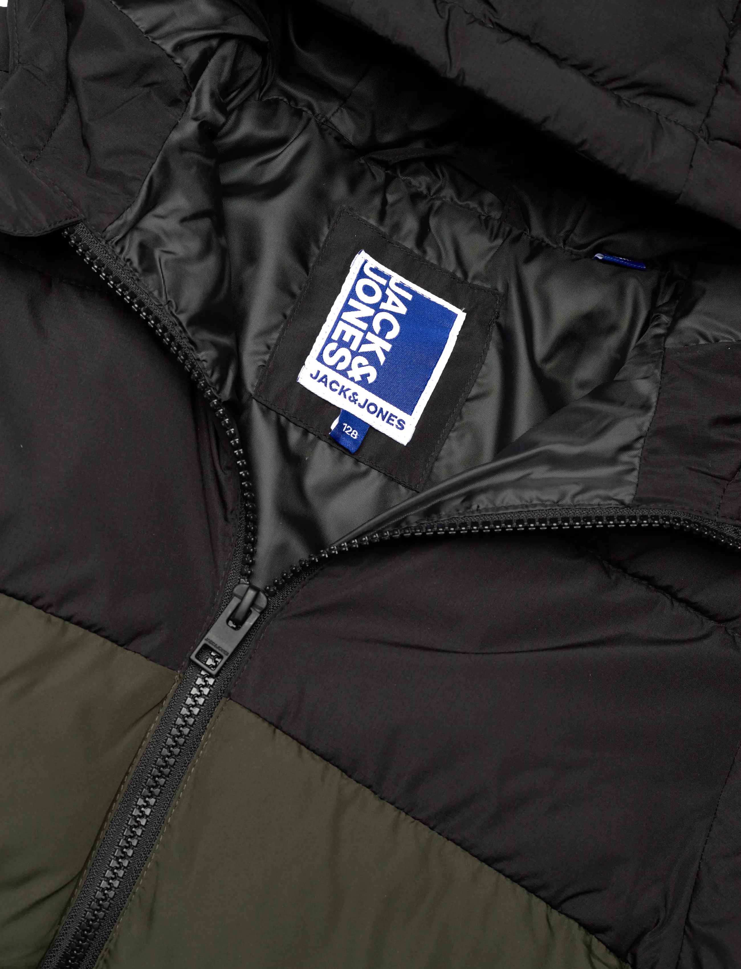 Jack & Jones - JJMAZE PUFFER HOOD JNR - Žieminė striukė - rosin - 2