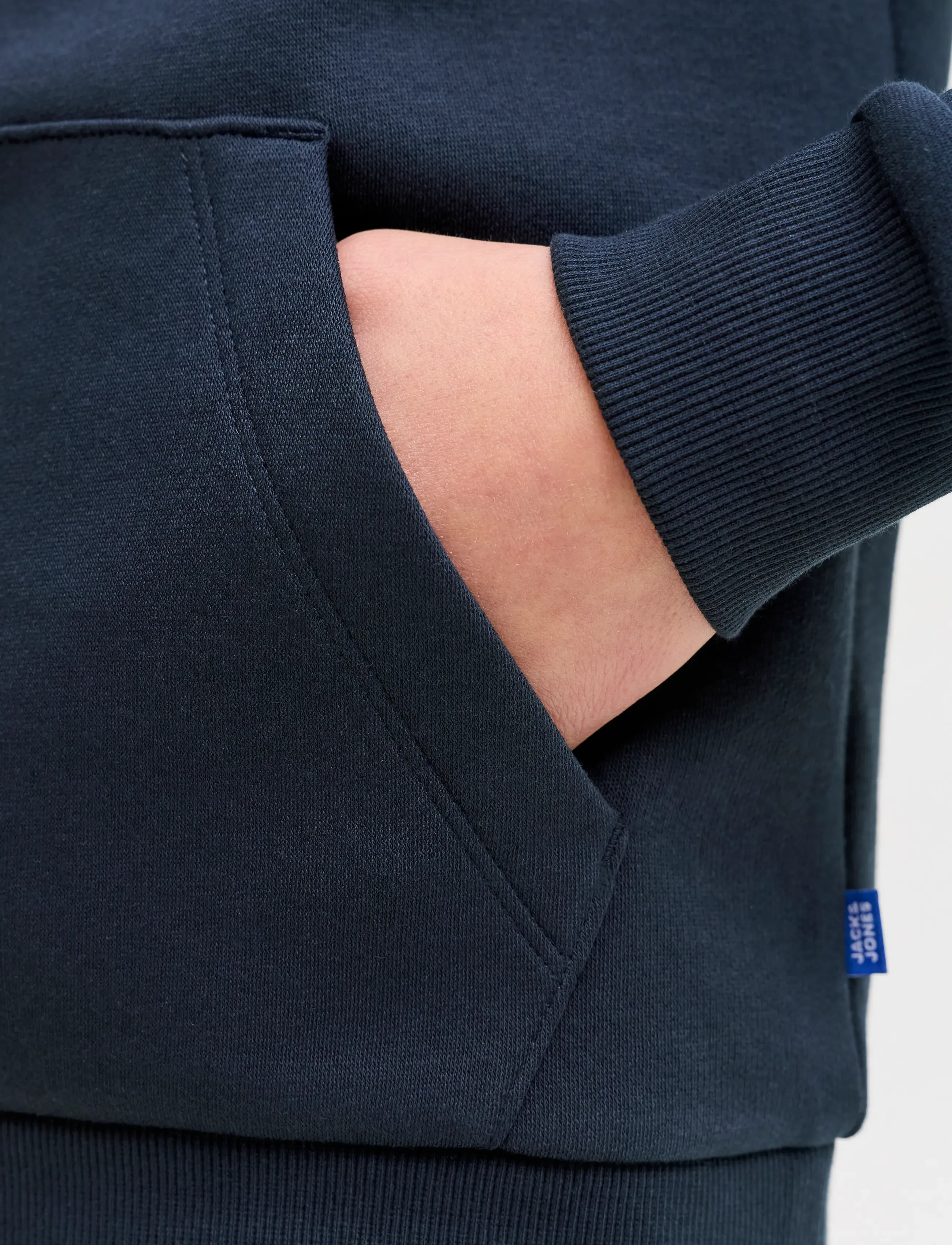 Jack & Jones - JJELOGO SWEAT HOOD 2 COL 25/26 NOOS JNR - pulls à capuche - navy blazer - 4