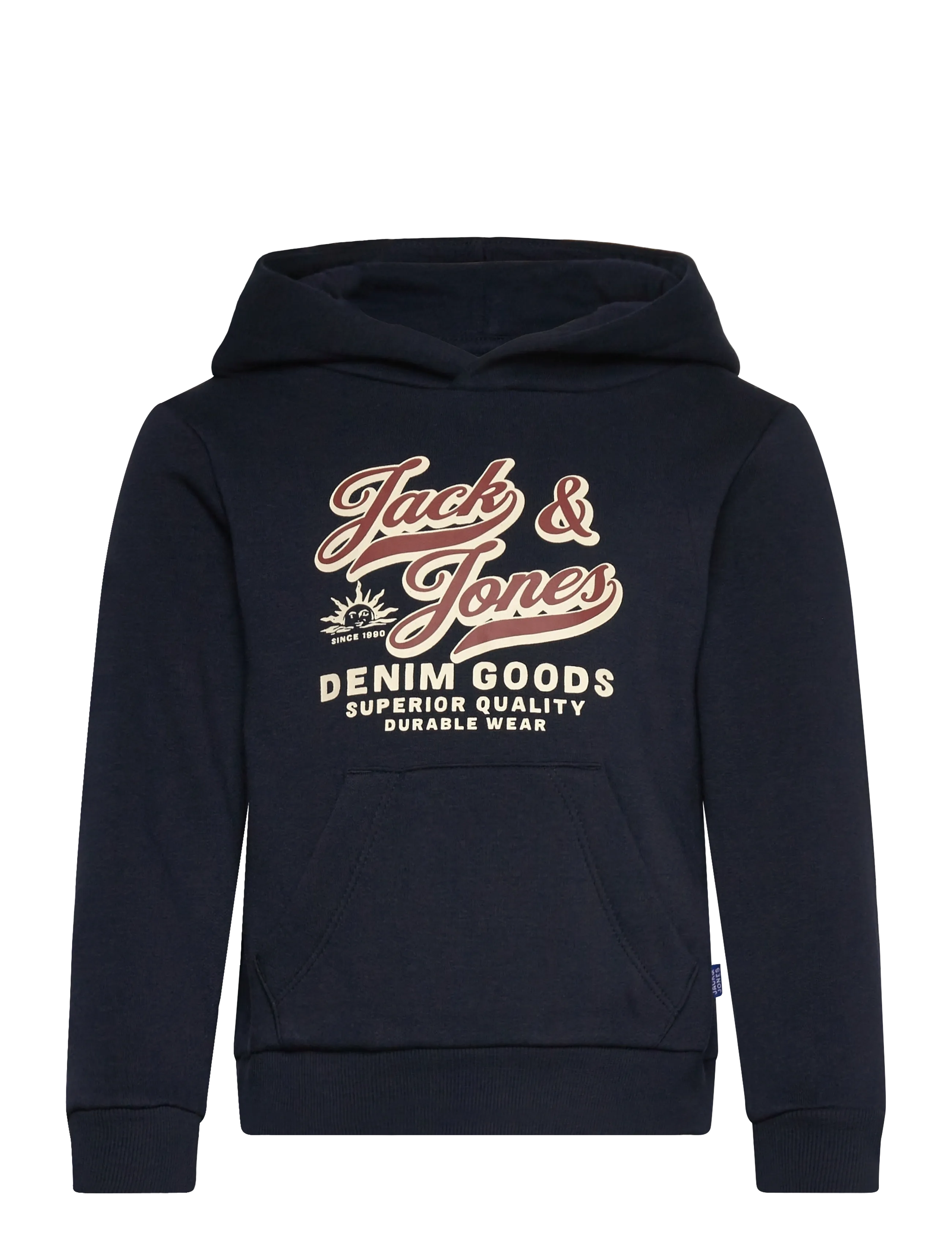 Jack & Jones JJELOGO SWEAT HOOD 2 COL 25/26 NOOS MNI - Jack & Jones - SKY CAPTAIN / navy