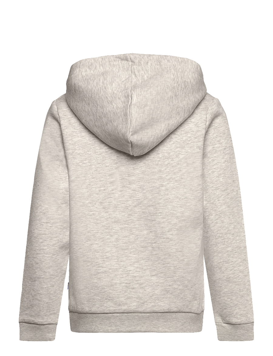 Jack & Jones - JJELOGO SWEAT HOOD 2 COL 25/26 NOOS MNI - kapuzenpullover - white melange - 1