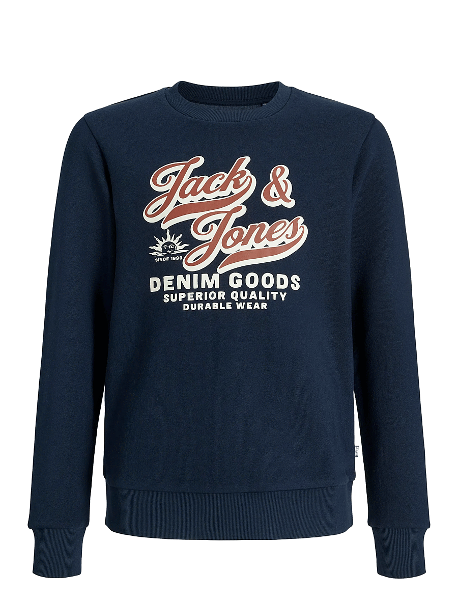 Jack & Jones - JJELOGO SWEAT CREW 2 COL 25/26 NOOS MNI - sweatshirts - sky captain - 0