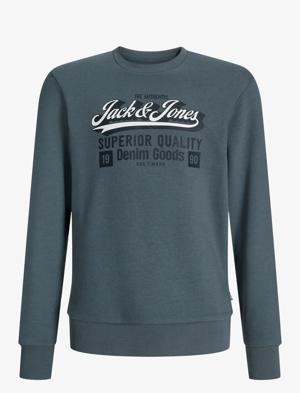 Jack & Jones - JJELOGO SWEAT CREW 2 COL 25/26 NOOS MNI - sweatshirts - stormy weather - 0