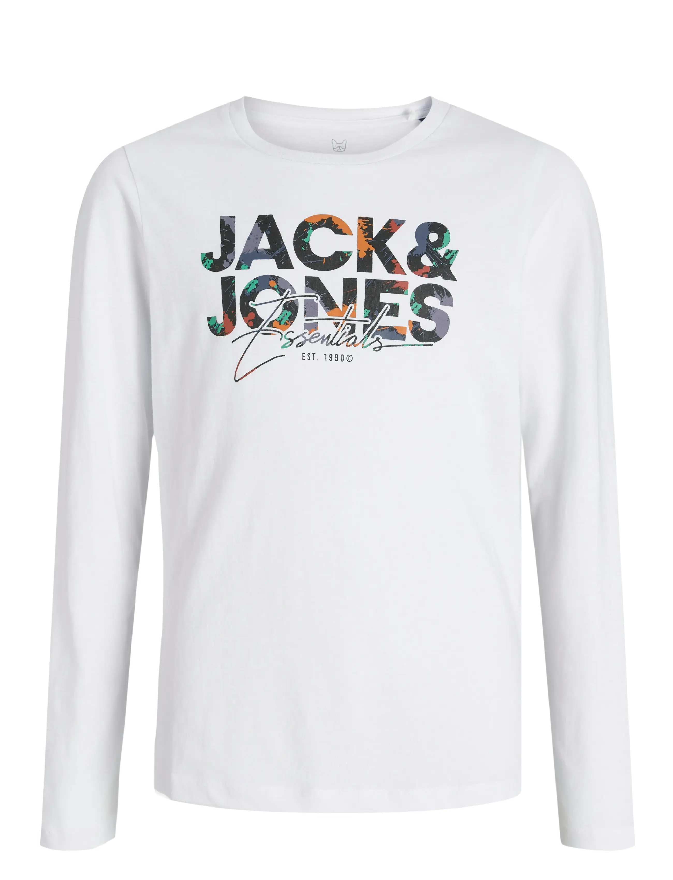Jack & Jones - JJGEPLAS TEE LS CREW NECK MNI - white - 0