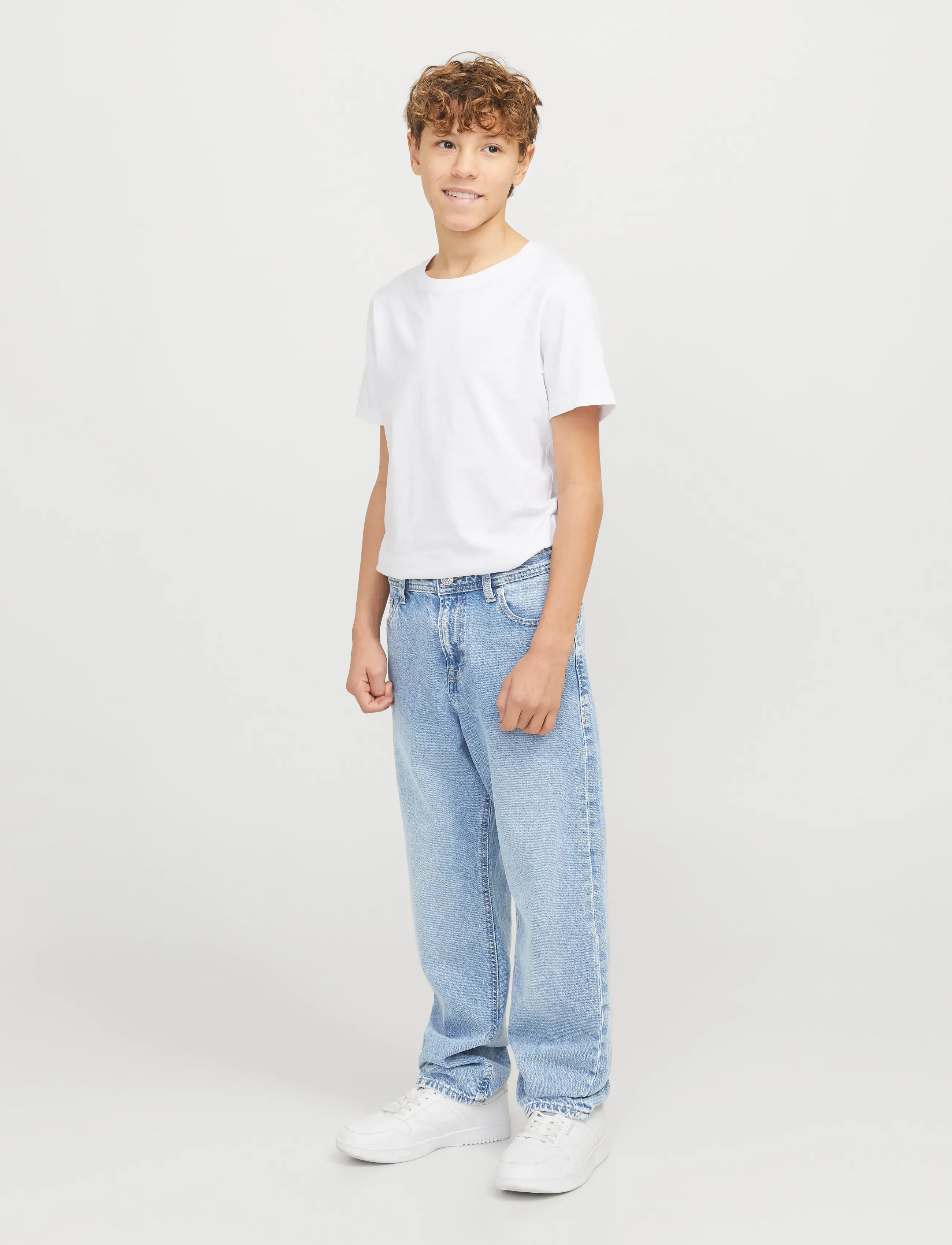 Jack & Jones - JJICHRIS JJORIGINAL SQ 855 NOOS JNR - loose jeans - blue denim - 4