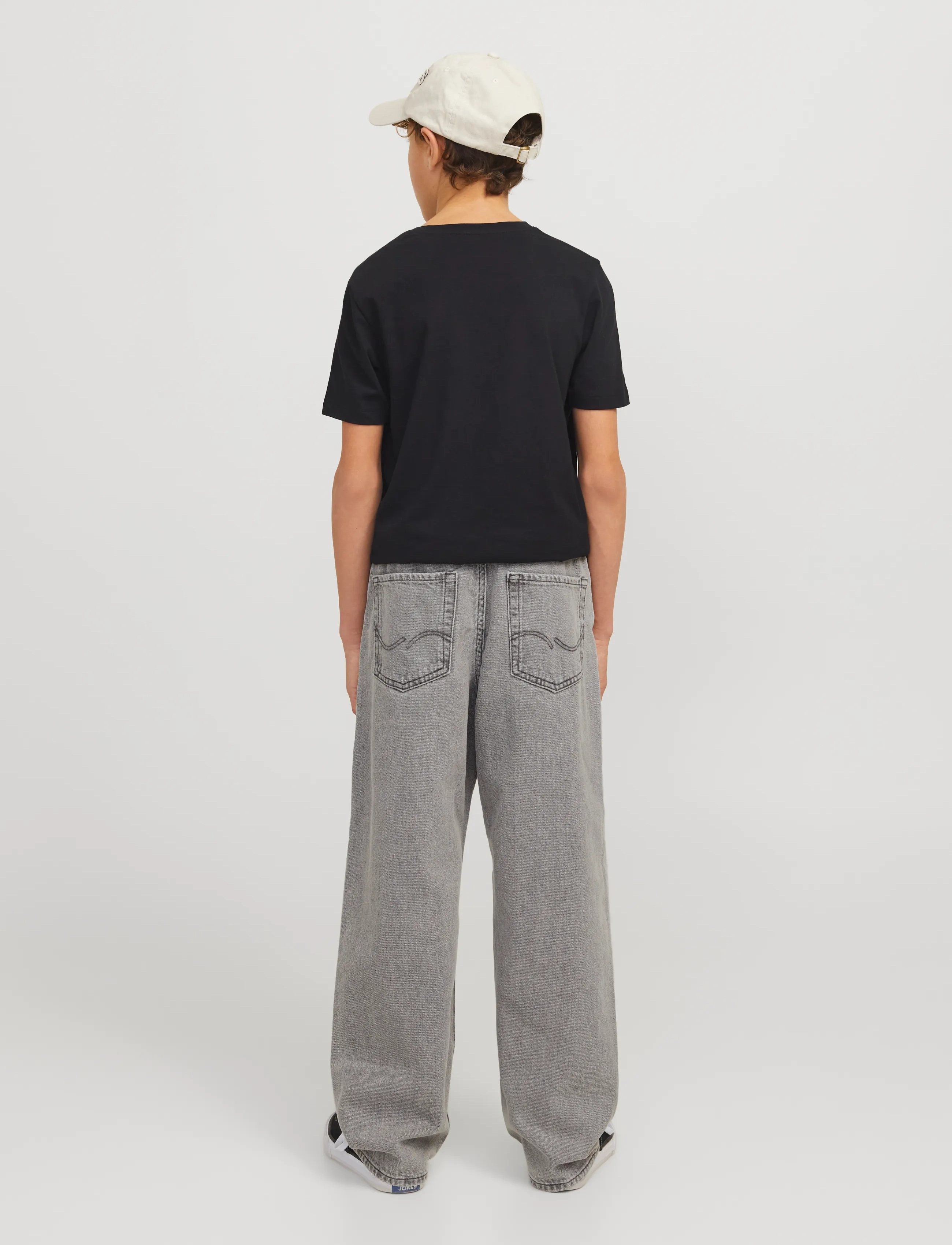 Jack & Jones - JJIALEX JJORIGINAL SQ 852 NOOS JNR - loose jeans - grey denim - 3