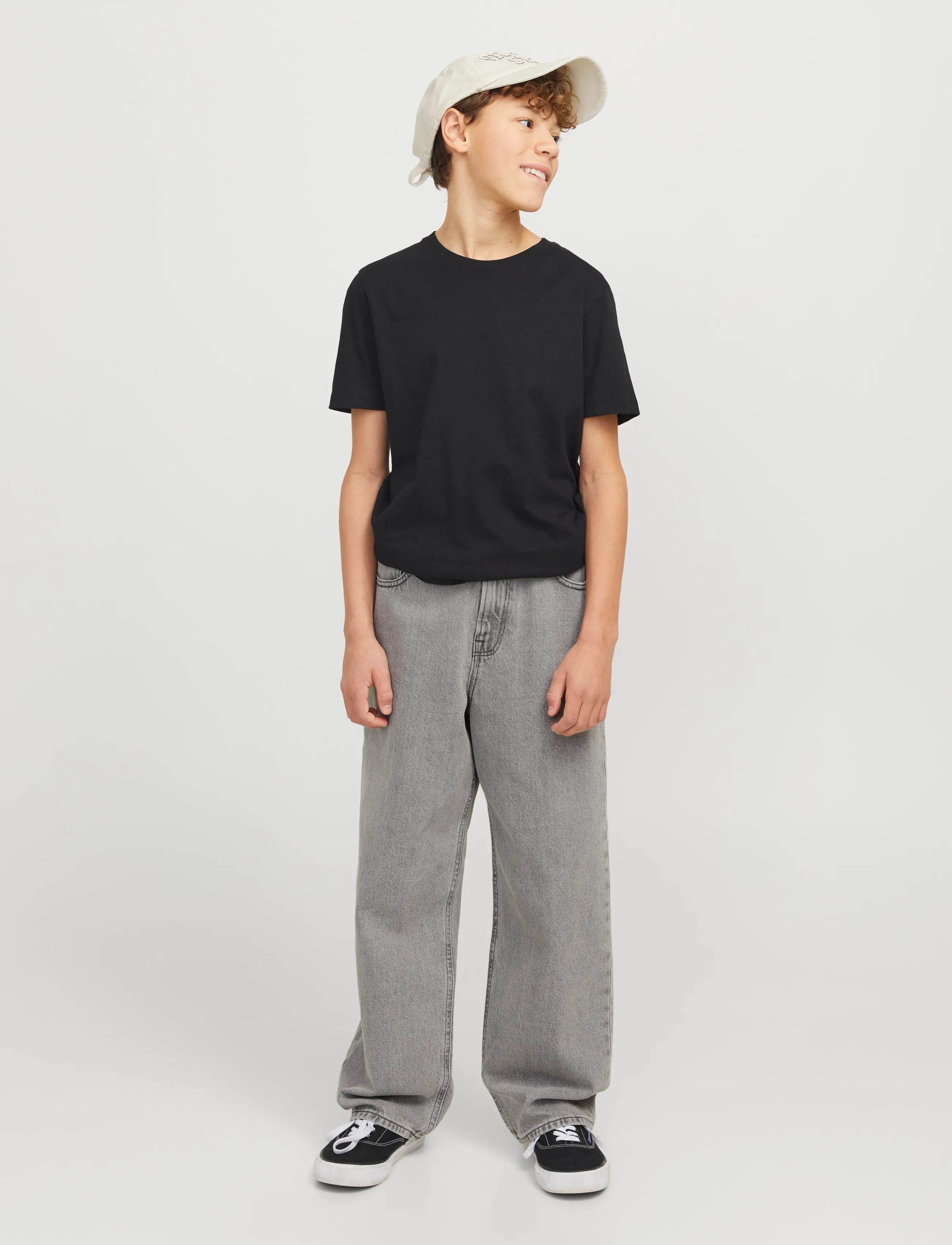 Jack & Jones - JJIALEX JJORIGINAL SQ 852 NOOS JNR - loose jeans - grey denim - 5