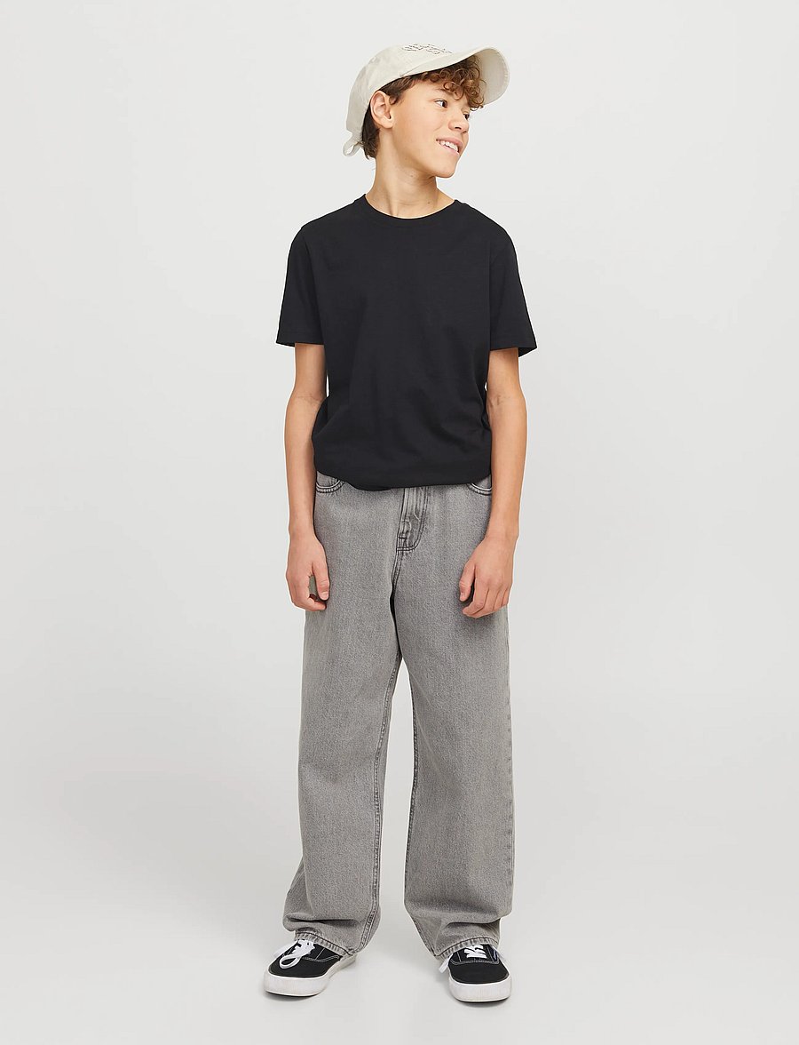 Jack & Jones - JJIALEX JJORIGINAL SQ 852 NOOS JNR - loose jeans - grey denim - 5