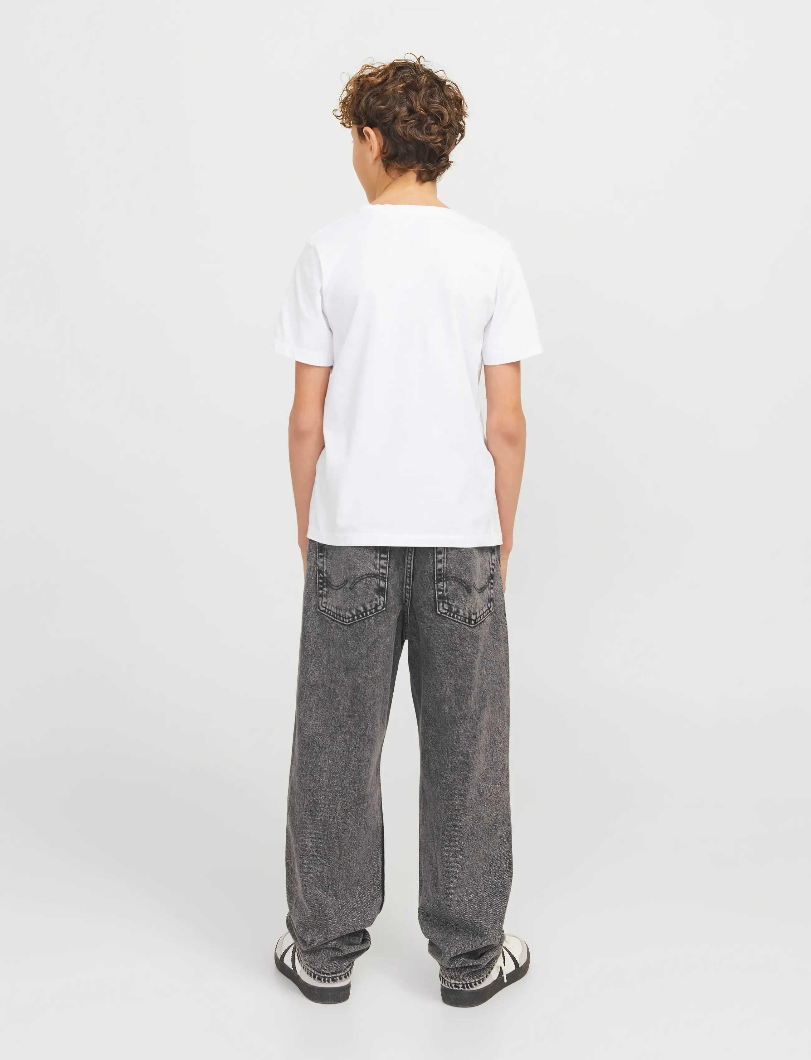 Jack & Jones - JJICHRIS JJORIGINAL SQ 853 NOOS JNR - loose jeans - grey denim - 3