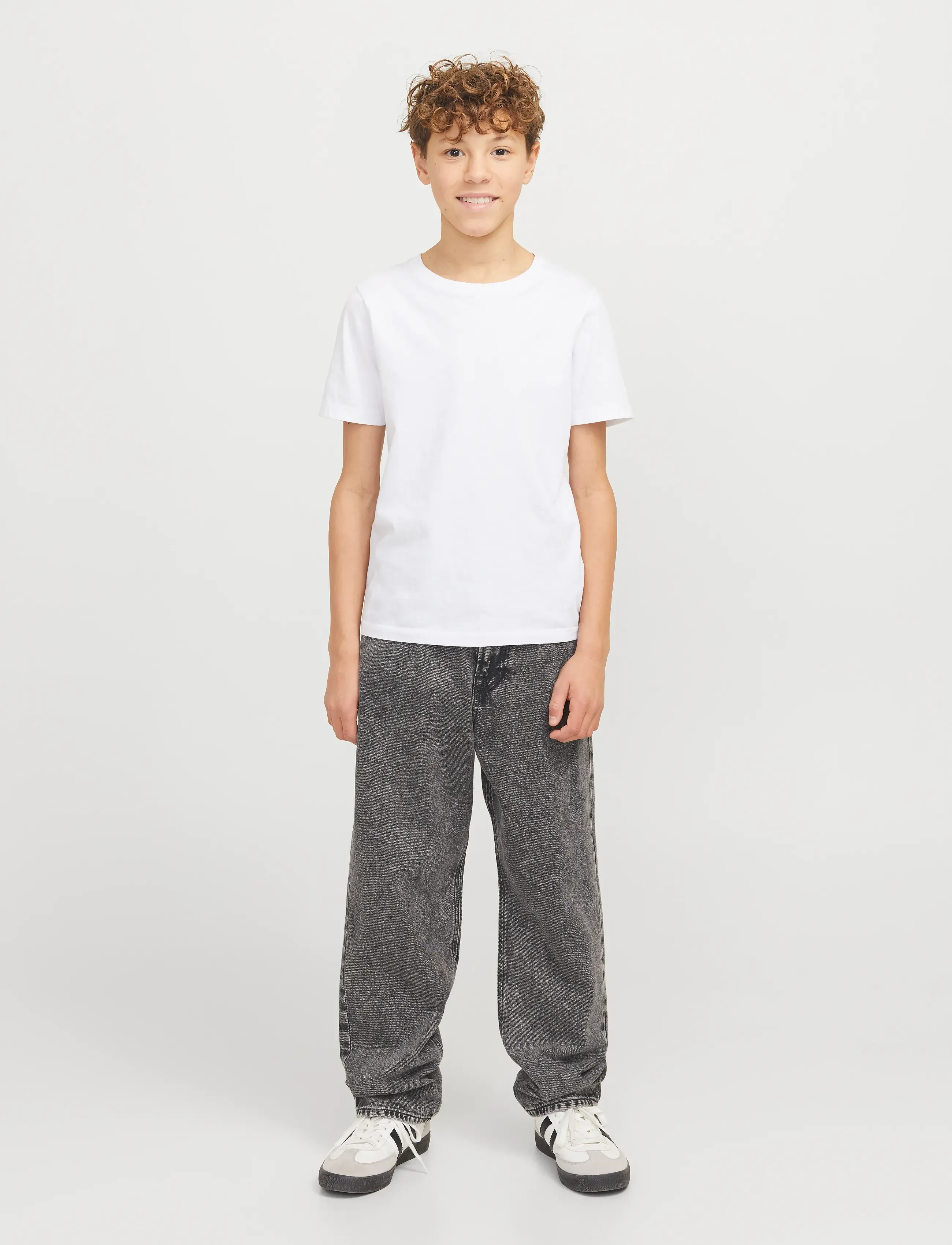 Jack & Jones - JJICHRIS JJORIGINAL SQ 853 NOOS JNR - loose jeans - grey denim - 4