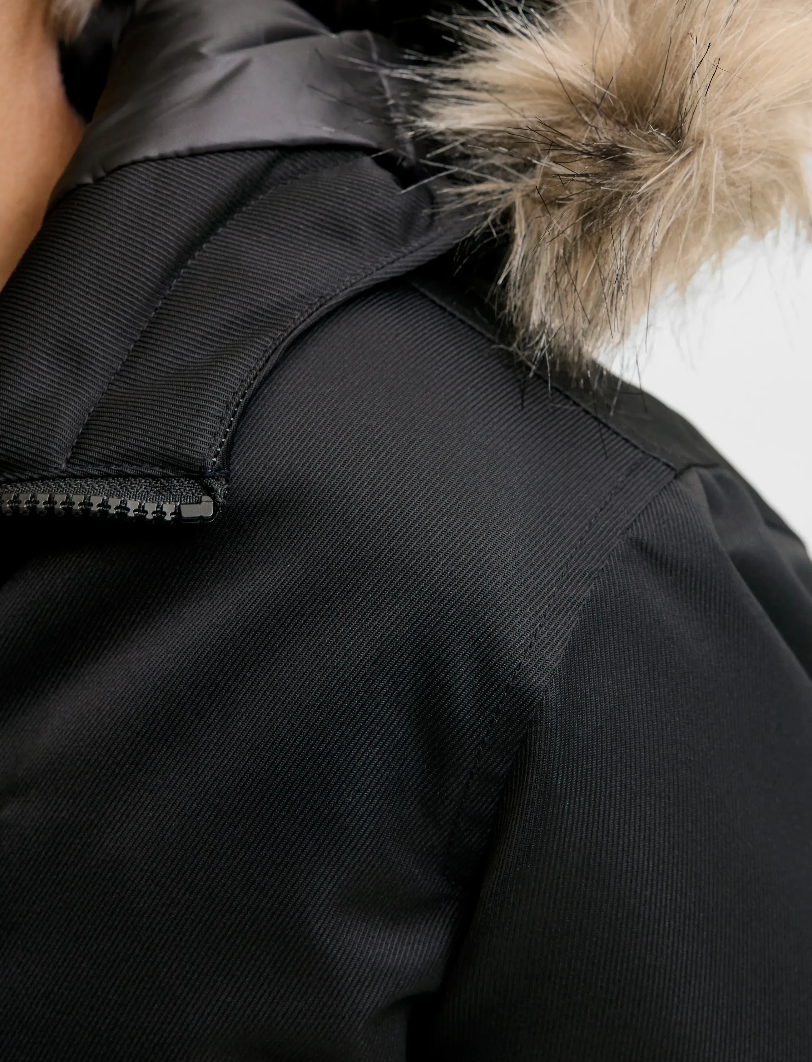 Jack & Jones - JJCHARLIE DETACHABLE FAUX FUR PARK JNR - veste rembourrée - black - 3