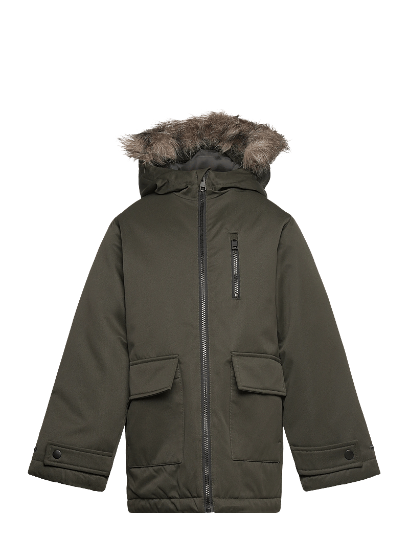 Jack & Jones - JJCHARLIE DETACHABLE FAUX FUR PARK JNR - puhvis ja polsterdatud - rosin - 0