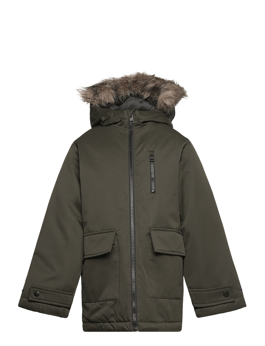 Jack & Jones - JJCHARLIE DETACHABLE FAUX FUR PARK JNR - veste rembourrée - rosin - 1