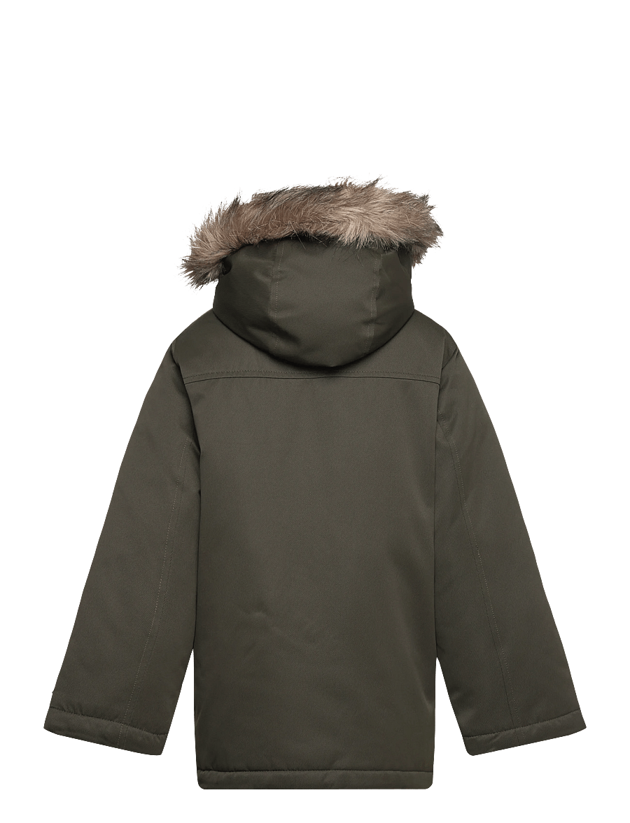 Jack & Jones - JJCHARLIE DETACHABLE FAUX FUR PARK JNR - veste rembourrée - rosin - 2