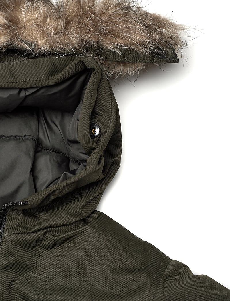 Jack & Jones - JJCHARLIE DETACHABLE FAUX FUR PARK JNR - puhvis ja polsterdatud - rosin - 5