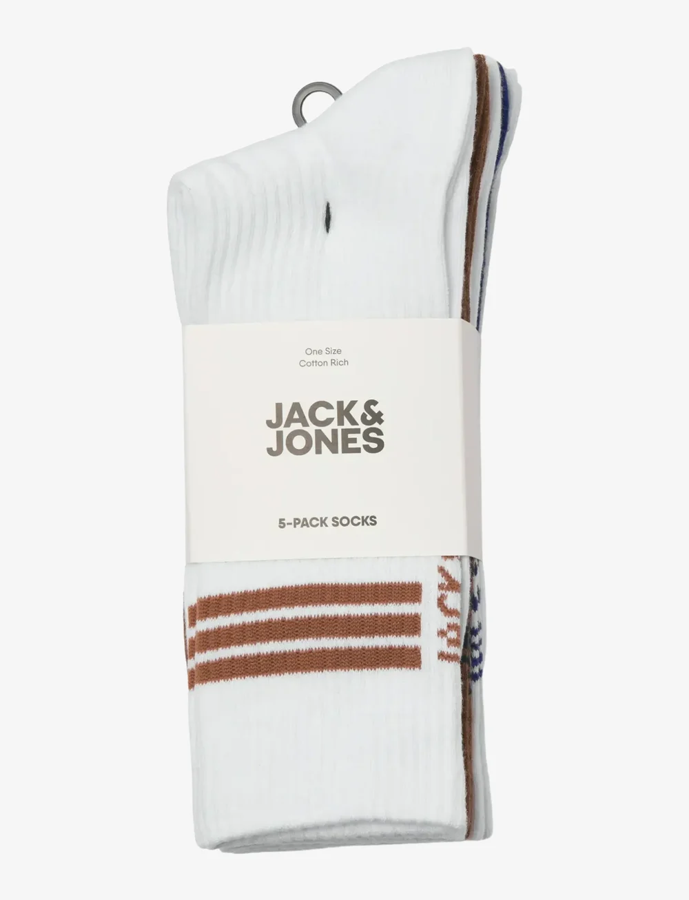 Jack & Jones - JACJACE TENNIS SOCKS 5 PACK JNR - chaussettes - white - 1