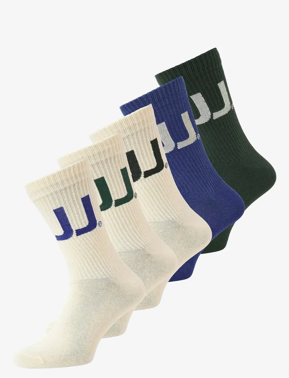 Jack & Jones - JACKAI TENNIS SOCKS 5 PACK JNR - sukat - duffel bag - 0
