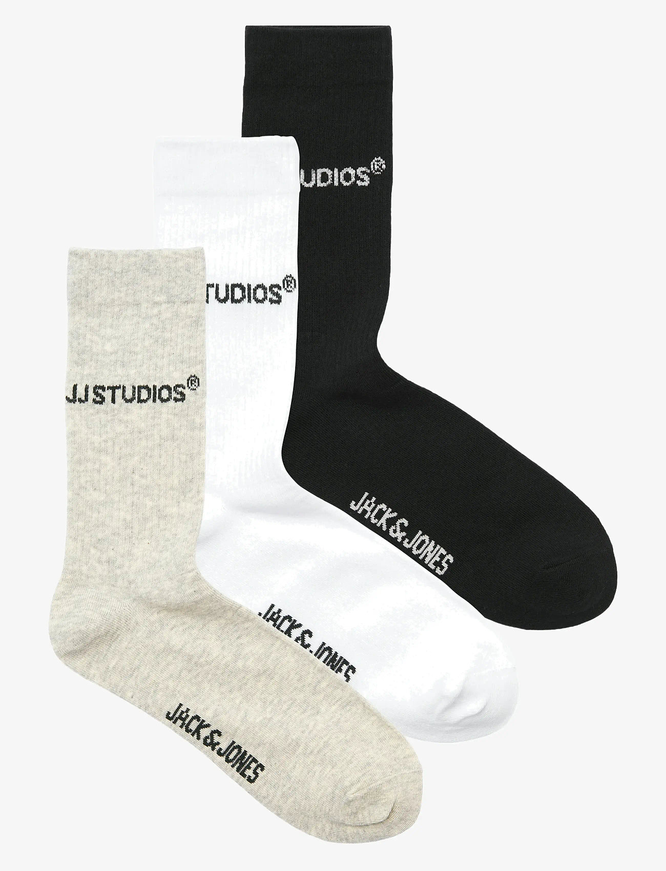 Jack & Jones - JACSOHO TENNIS SOCKS 3 PACK JNR - strümpfe - black - 0