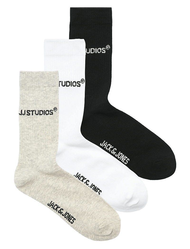 Jack & Jones - JACSOHO TENNIS SOCKS 3 PACK JNR - strümpfe - black - 0