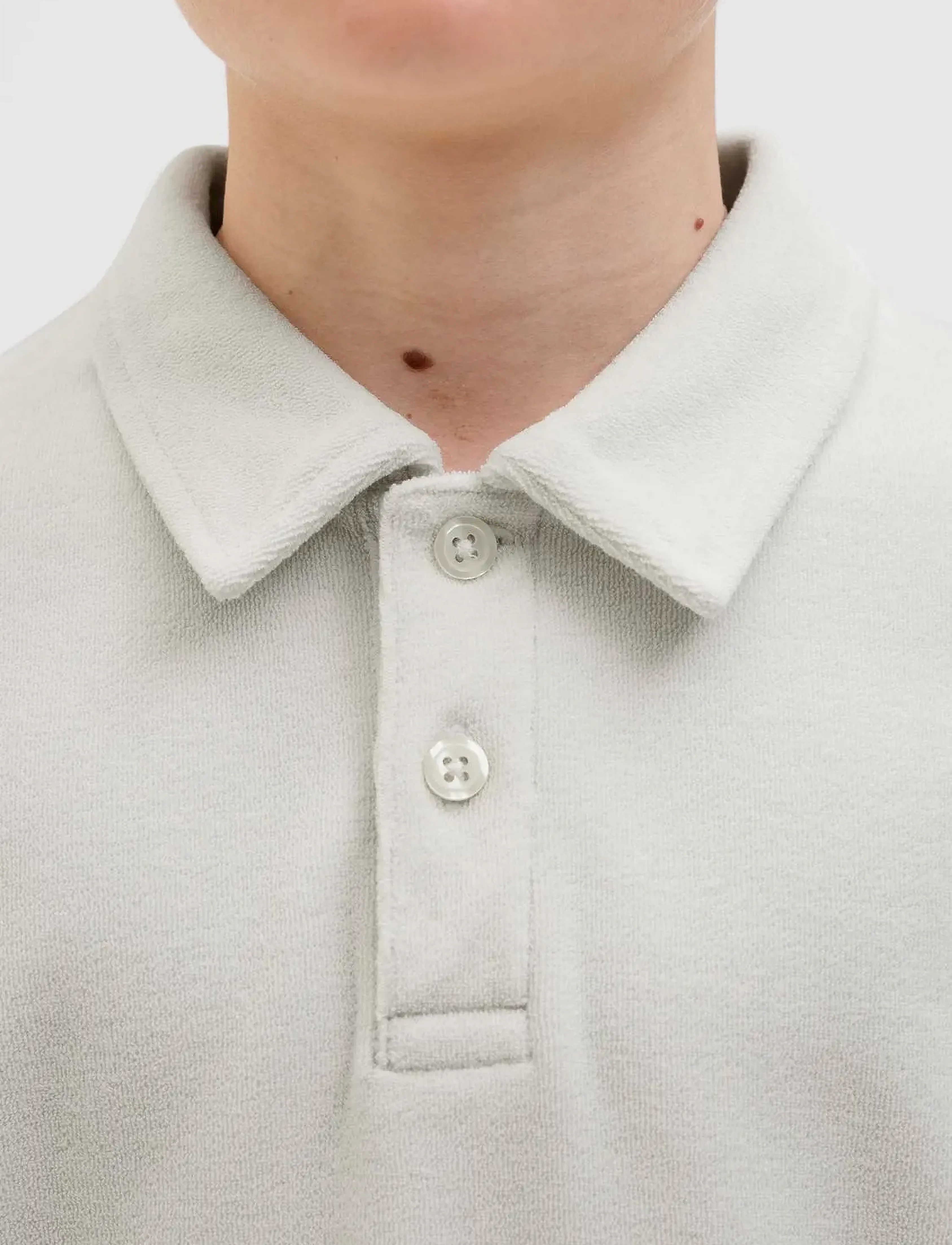Jack & Jones Jprblaben Ss Polo Jnr, Børn, Frotte Poloshirt, Hvid, Str: 140