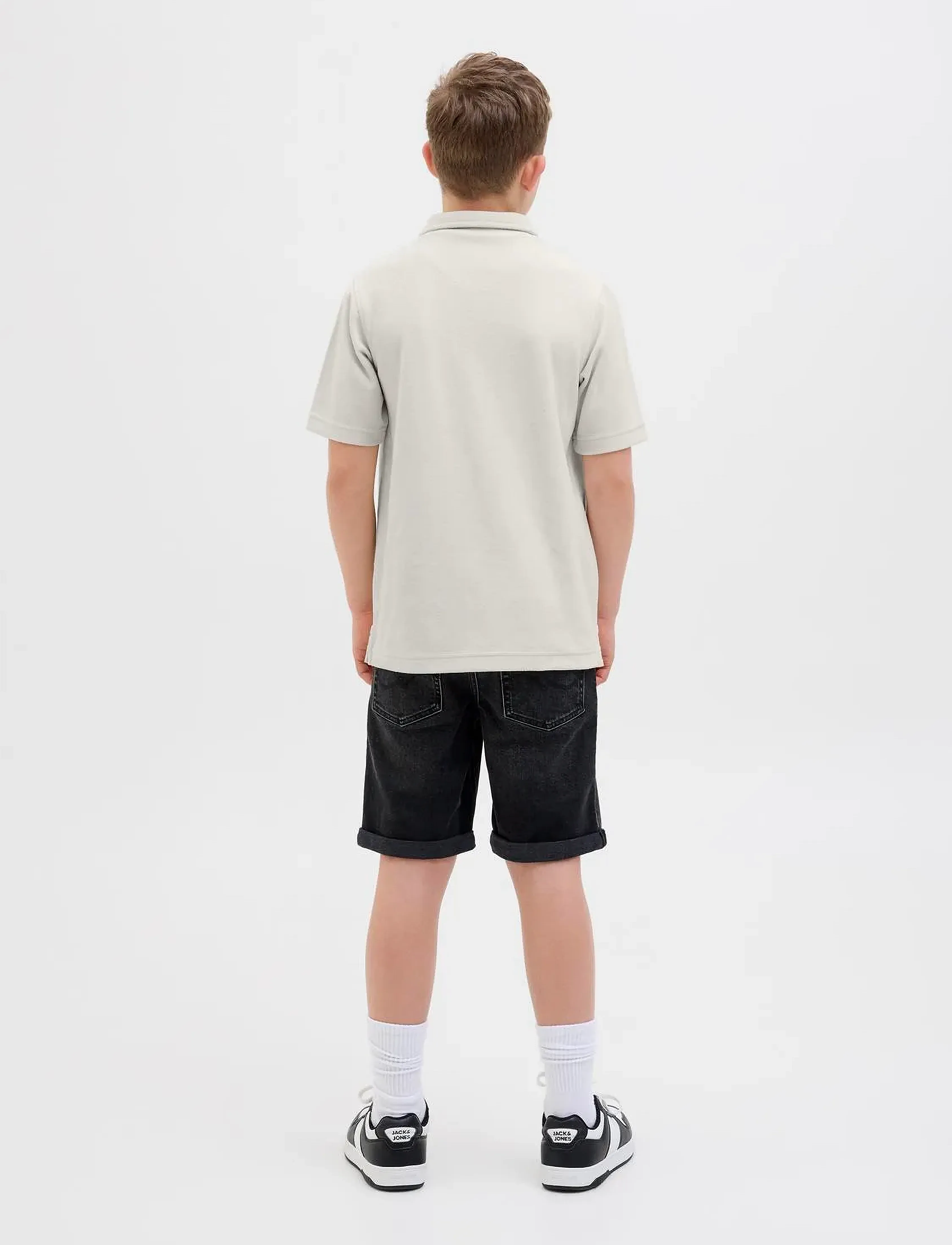 Jack & Jones - JPRBLABEN SS POLO JNR - short-sleeved polos - cloud dancer - 5