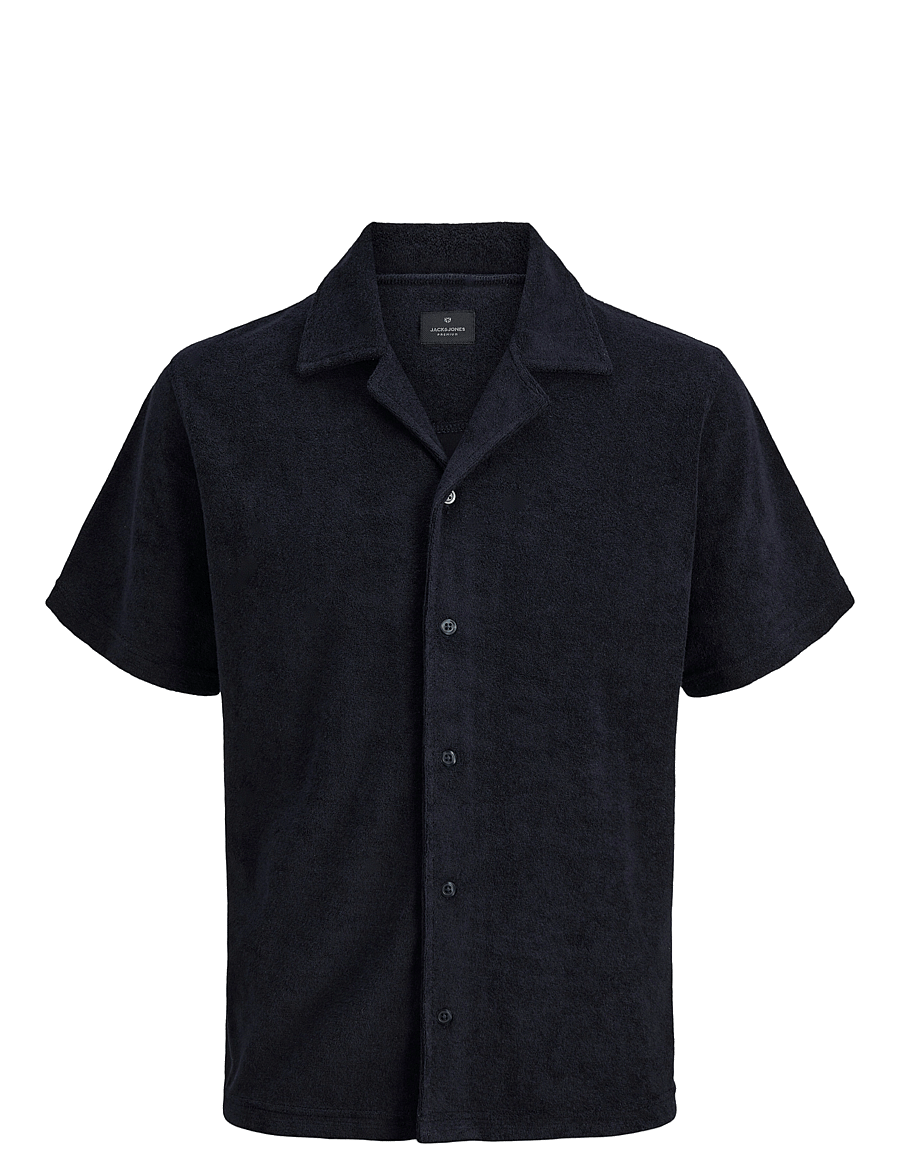 Jack & Jones - JPRBLABEN SS SHIRT JNR - kortärmade skjortor - night sky - 0