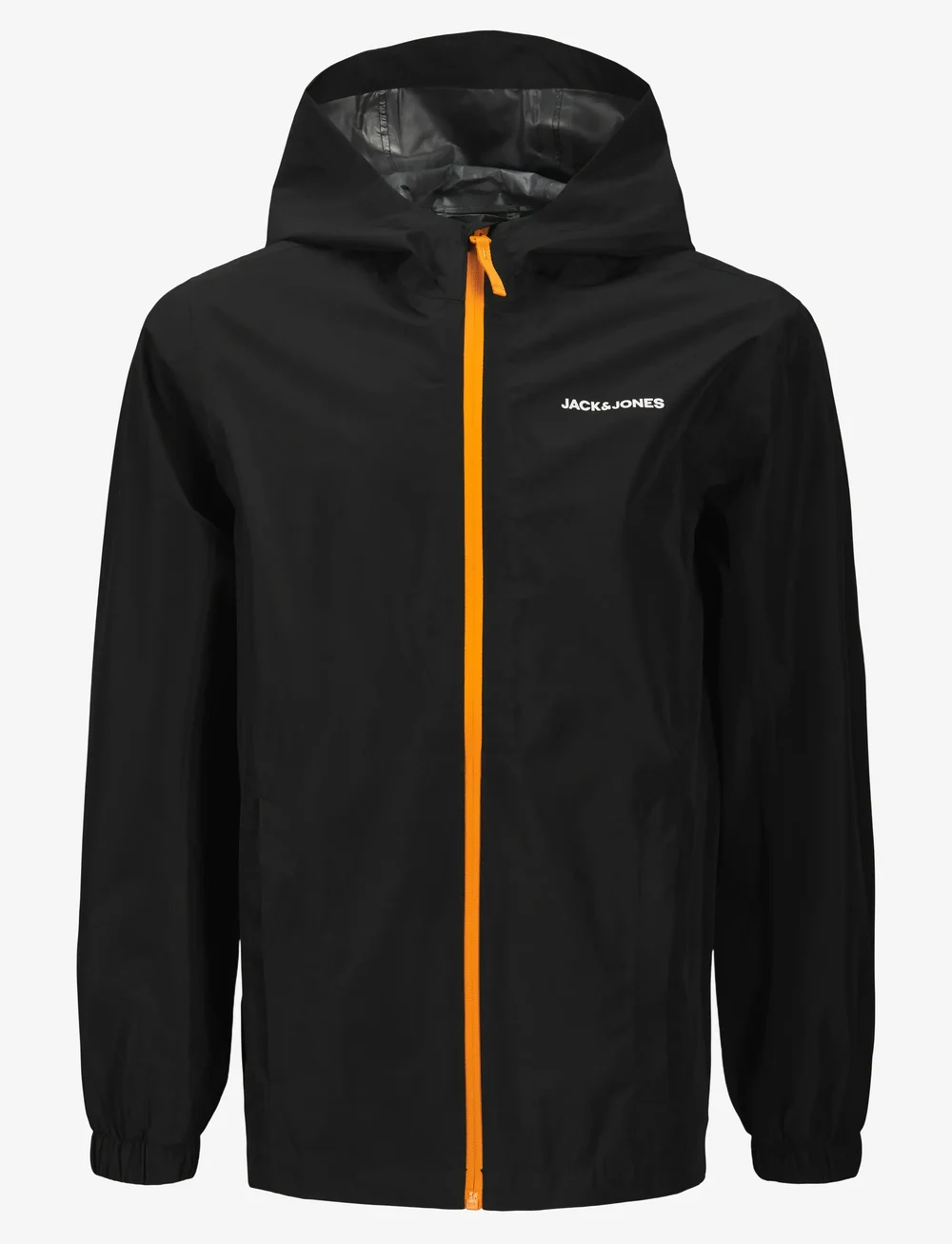 Jack & Jones - JJEFLYNN RAIN JACKET SN JNR - vihmajoped - black - 1